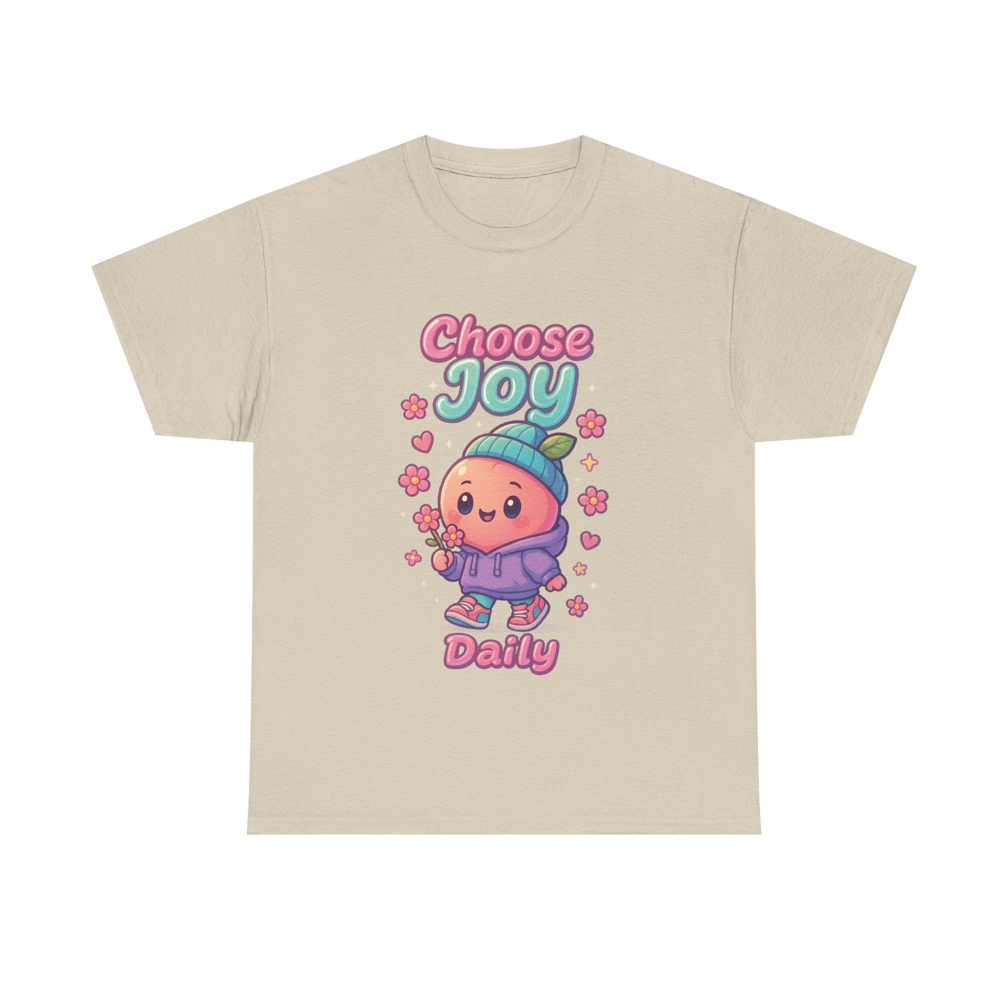 Cute 'Choose Joy Daily' Unisex Tee, Happy Shirt, Gift for Friends, Positive Vibes, Everyday Wear, Cheerful Apparel