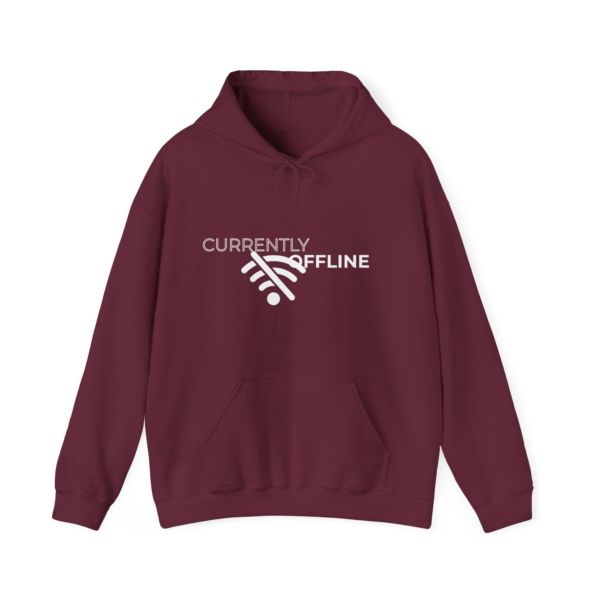 Currently Offline Unisex Heavy Blend Hoodie, Cozy Sweatshirt Gift, Casual Loungewear, Relaxed Fashion, Streetwear, Relaxation Apparel