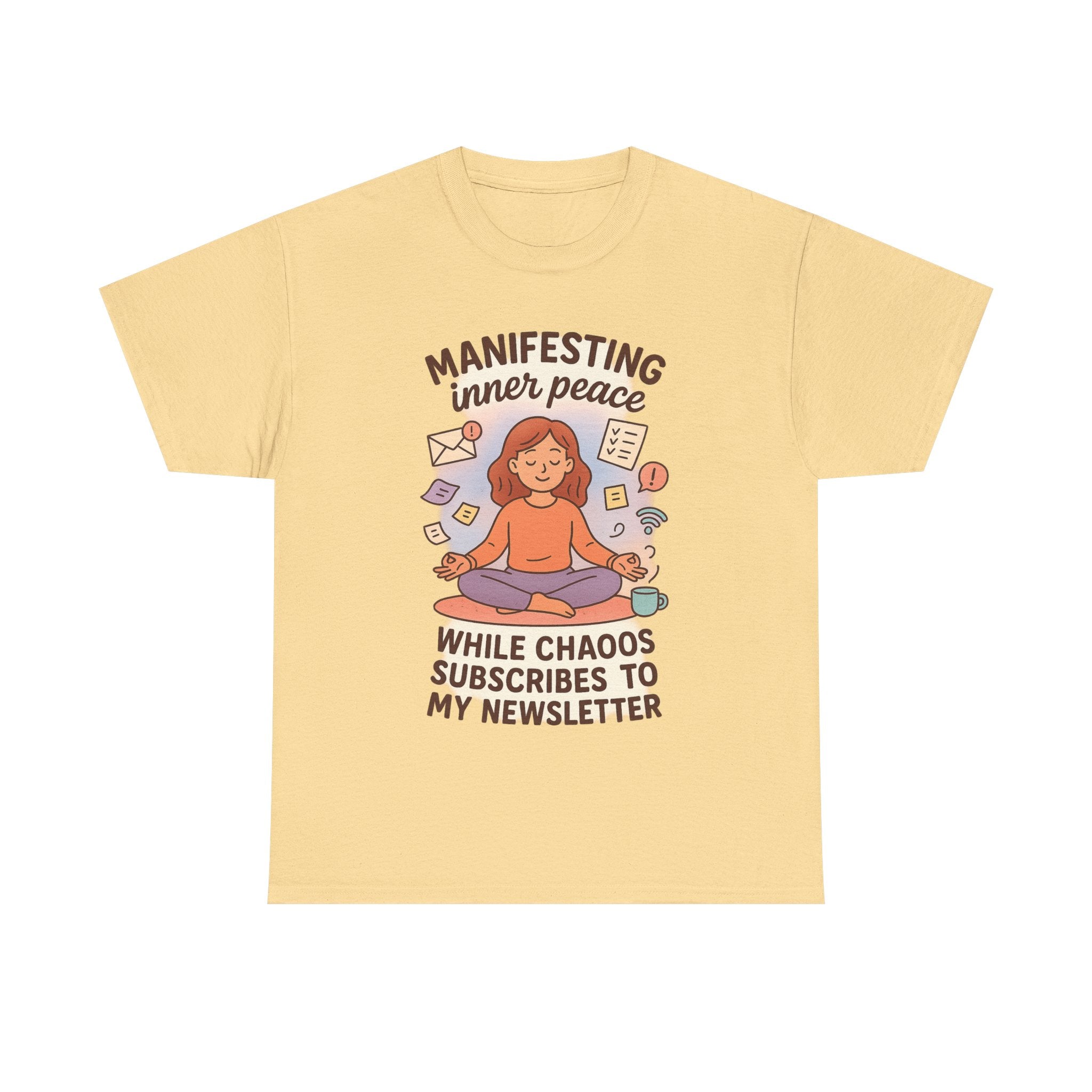 Manifesting Inner Peace Unisex Heavy Cotton Tshirt