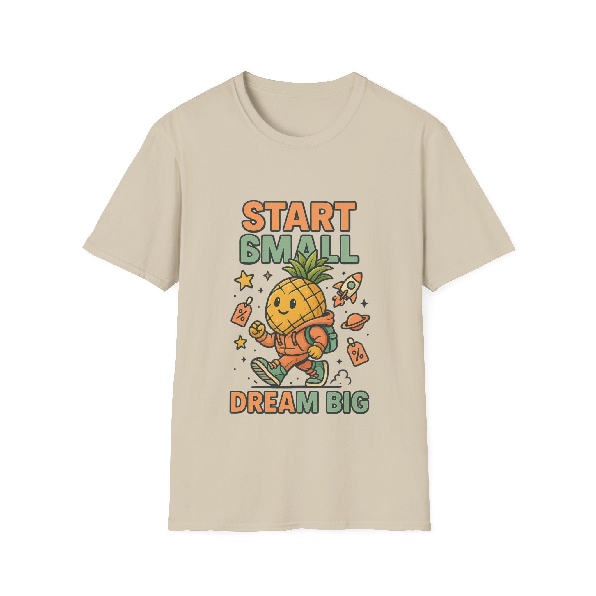 Cute Pineapple Motivational Unisex T-Shirt, Fun Graphic Tee, Inspirational Shirt, Gift for Dreamers, Casual Wear