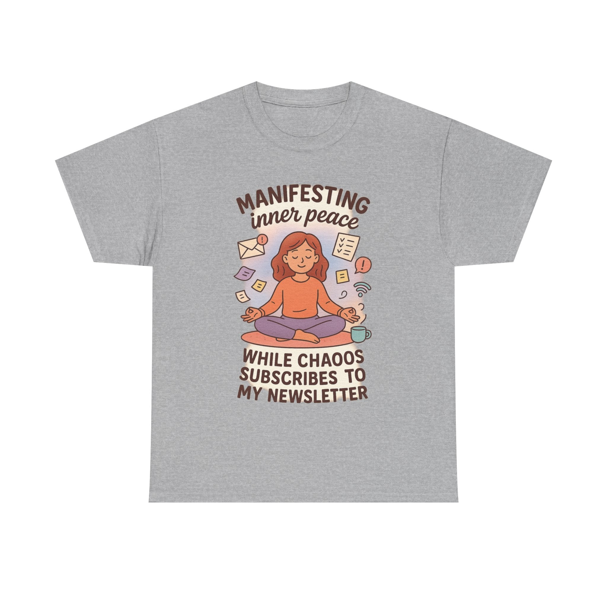 Manifesting Inner Peace Unisex Heavy Cotton Tshirt