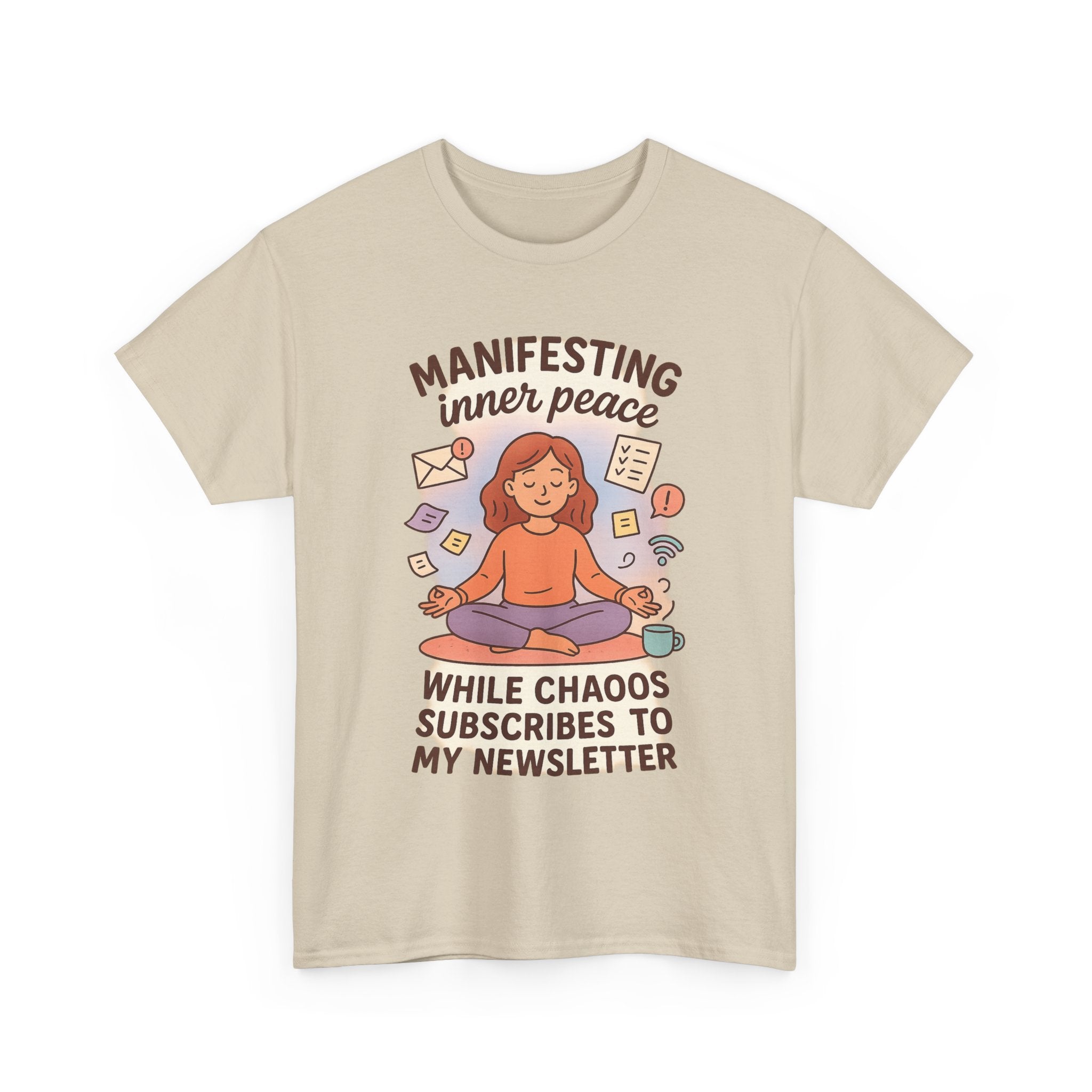 Manifesting Inner Peace Unisex Heavy Cotton Tshirt