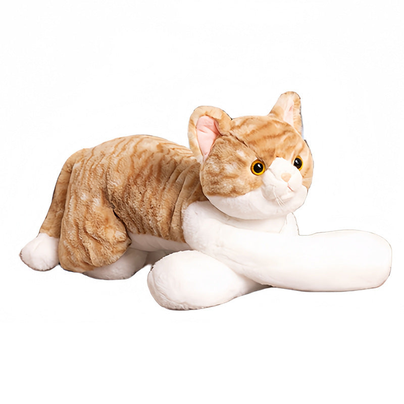 Cat's Plush Toy Lying Doll
