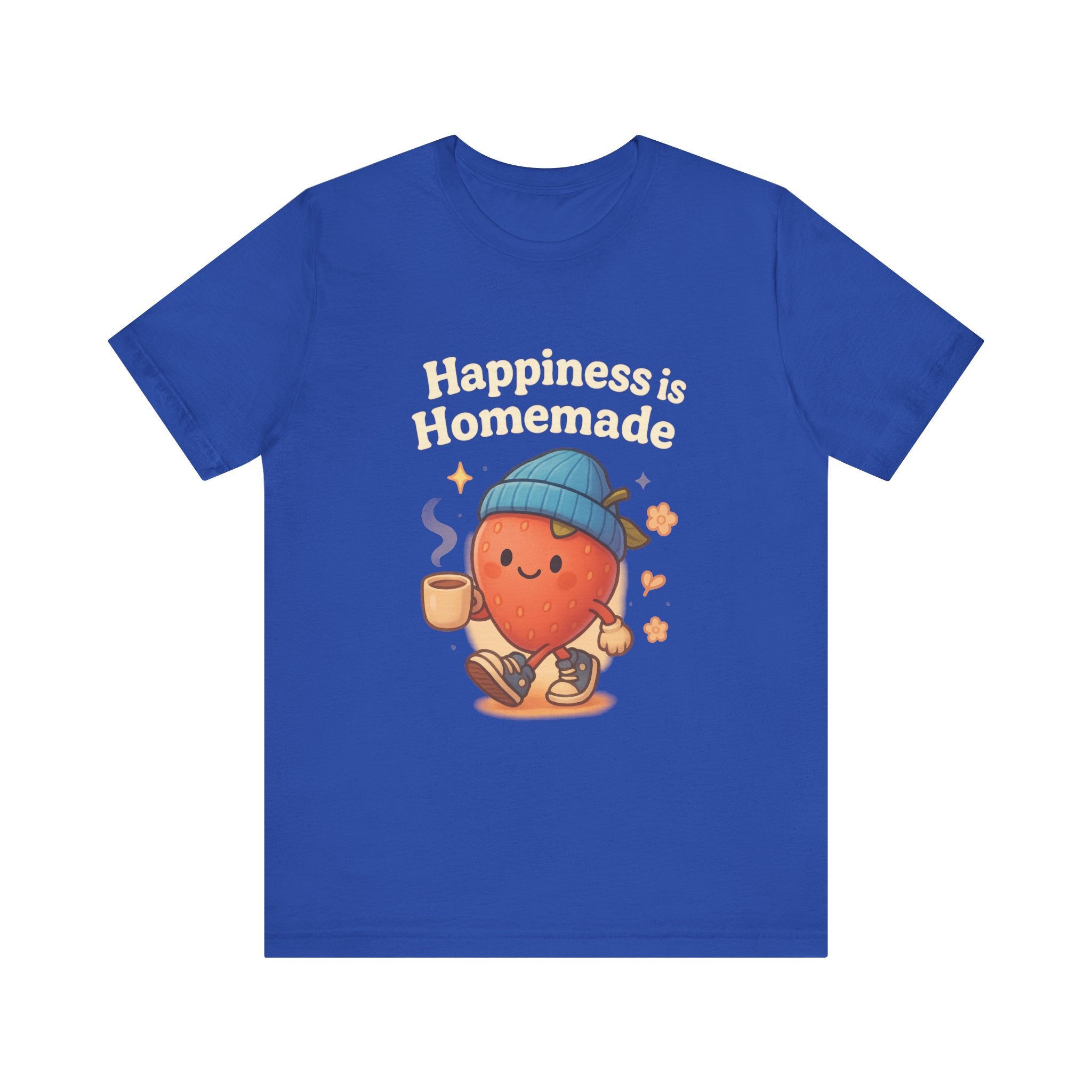 Happiness is Homemade Tee, Cute Graphic Tee, Unisex T-Shirt, Casual Wear, Gift for Food Lovers, Fall Fashion