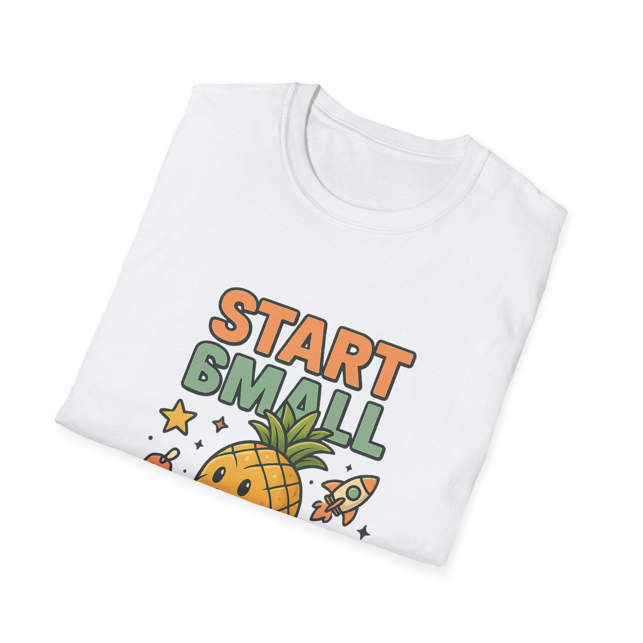Cute Pineapple Motivational Unisex T-Shirt, Fun Graphic Tee, Inspirational Shirt, Gift for Dreamers, Casual Wear