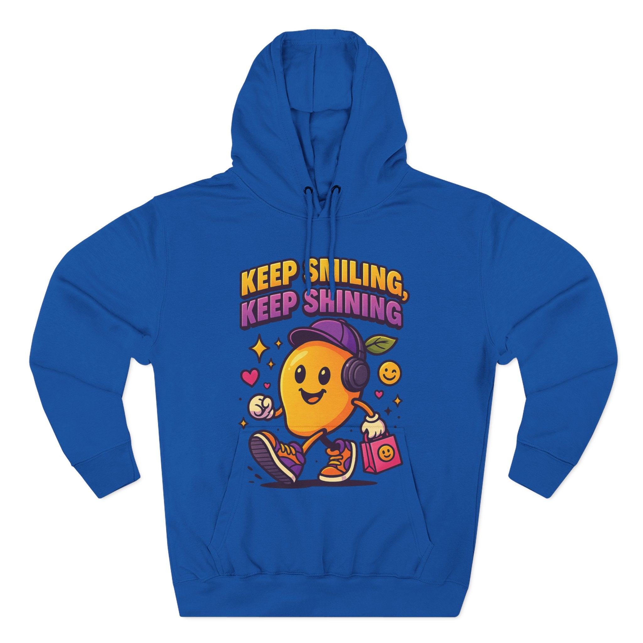 Keep Smiling, Keep Shining - Positive Vibes & Everyday Comfort Hoodie