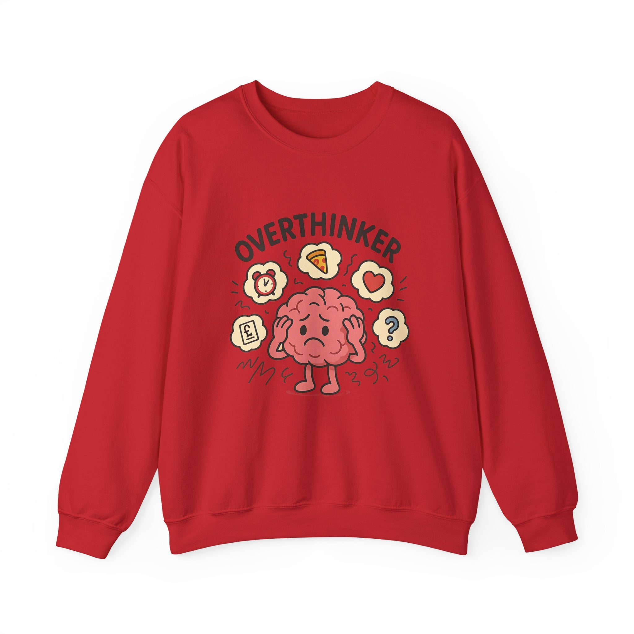 Overthinker Crewneck Sweatshirt - Comfort & Humor