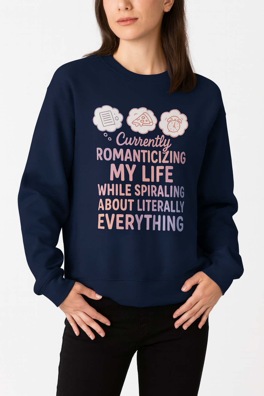 Romanticizing Life Crewneck Sweatshirt