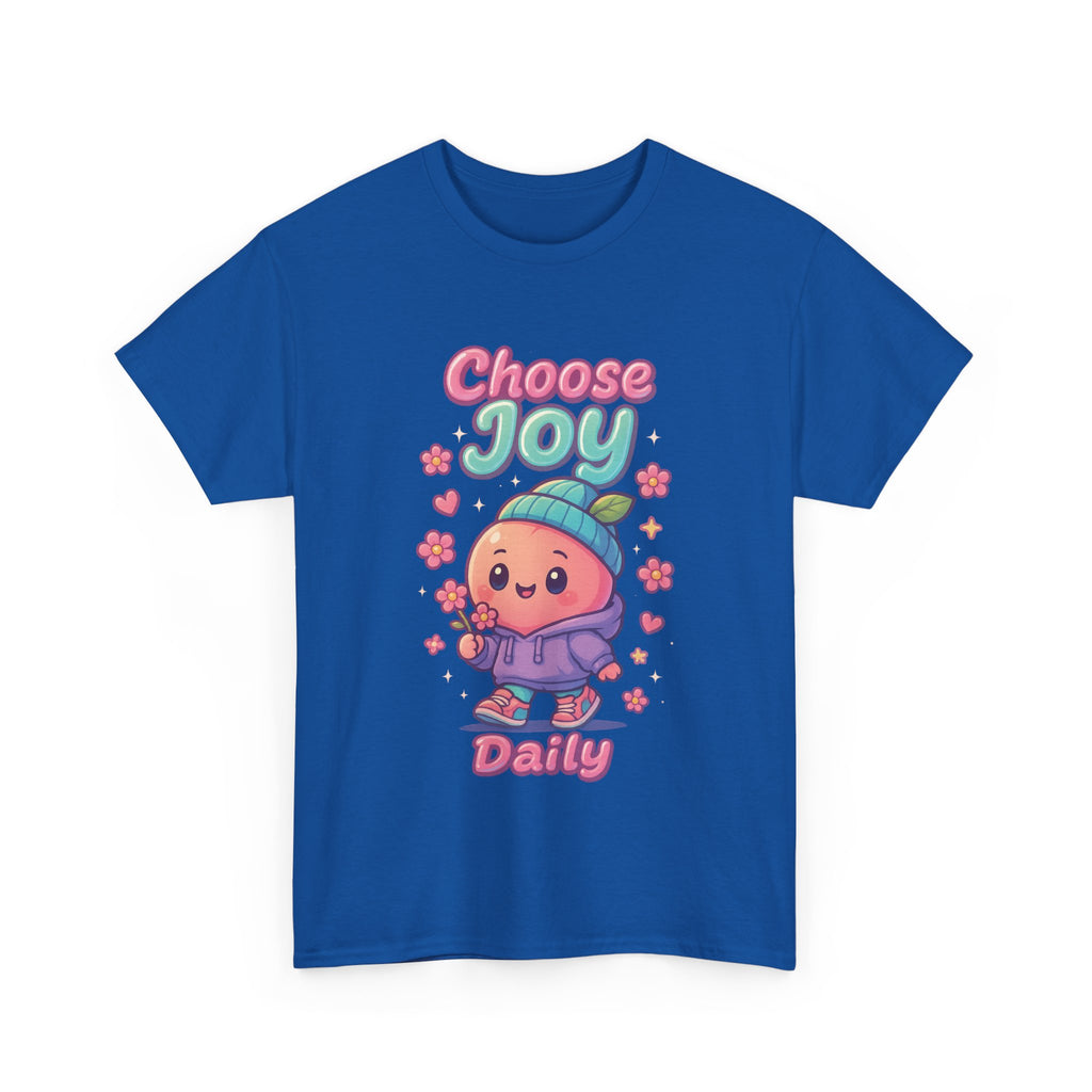 Cute 'Choose Joy Daily' Unisex Tee, Happy Shirt, Gift for Friends, Positive Vibes, Everyday Wear, Cheerful Apparel