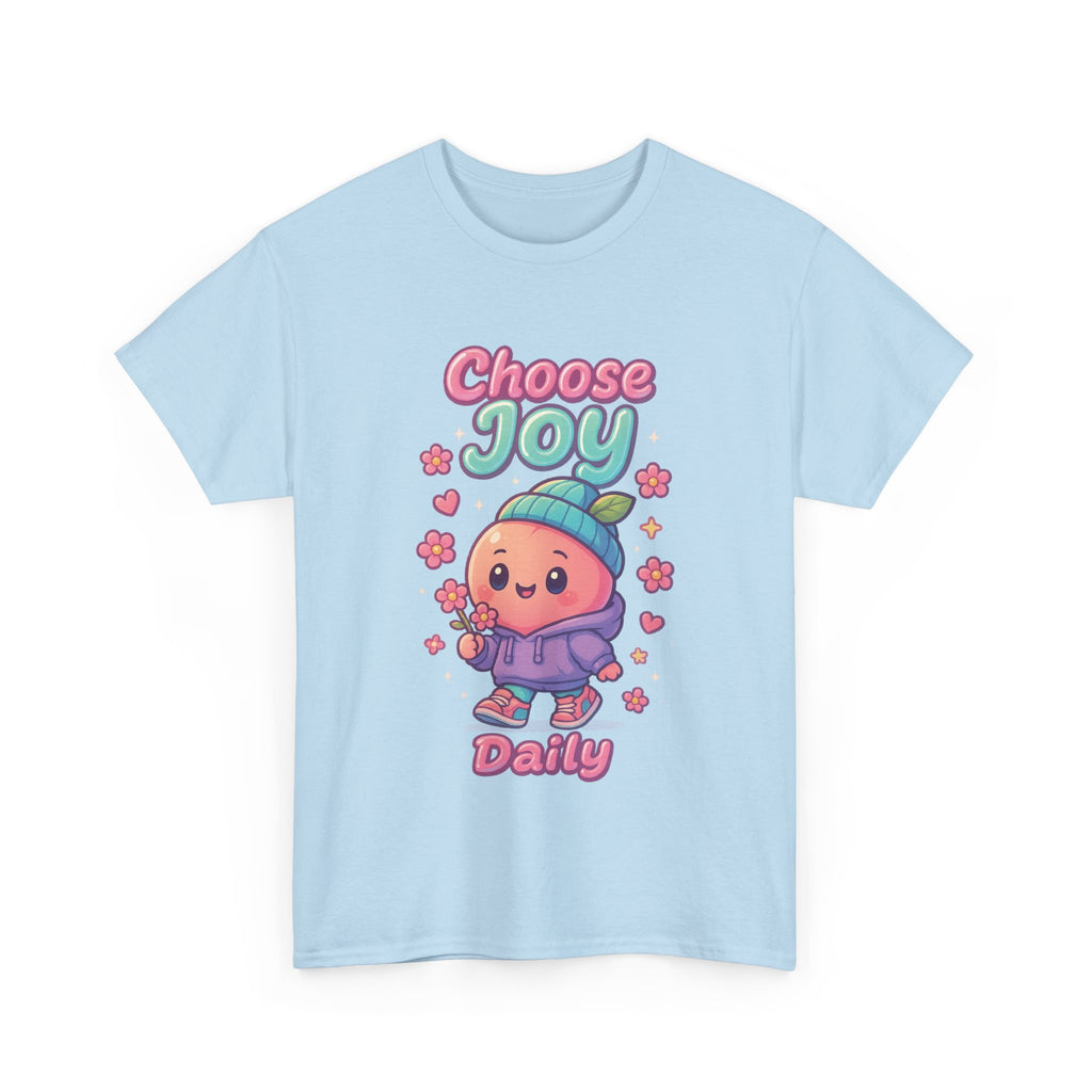 Cute 'Choose Joy Daily' Unisex Tee, Happy Shirt, Gift for Friends, Positive Vibes, Everyday Wear, Cheerful Apparel