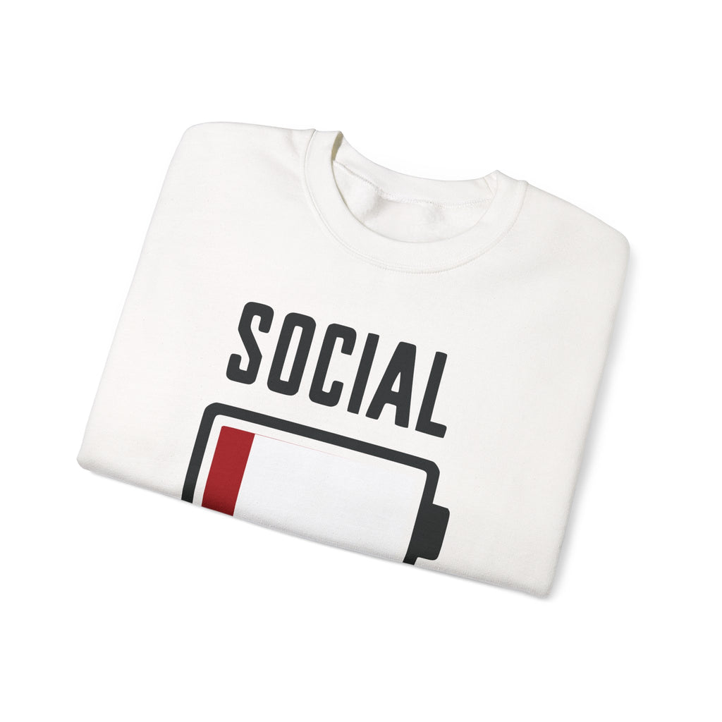 Social Battery Low Sweatshirt