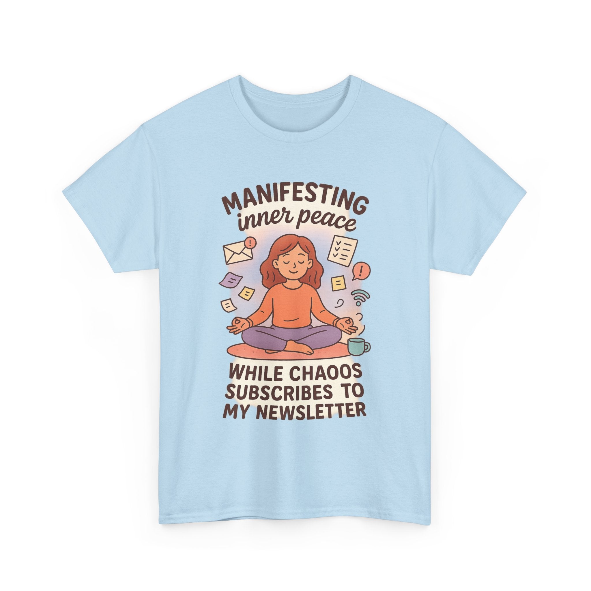 Manifesting Inner Peace Unisex Heavy Cotton Tshirt