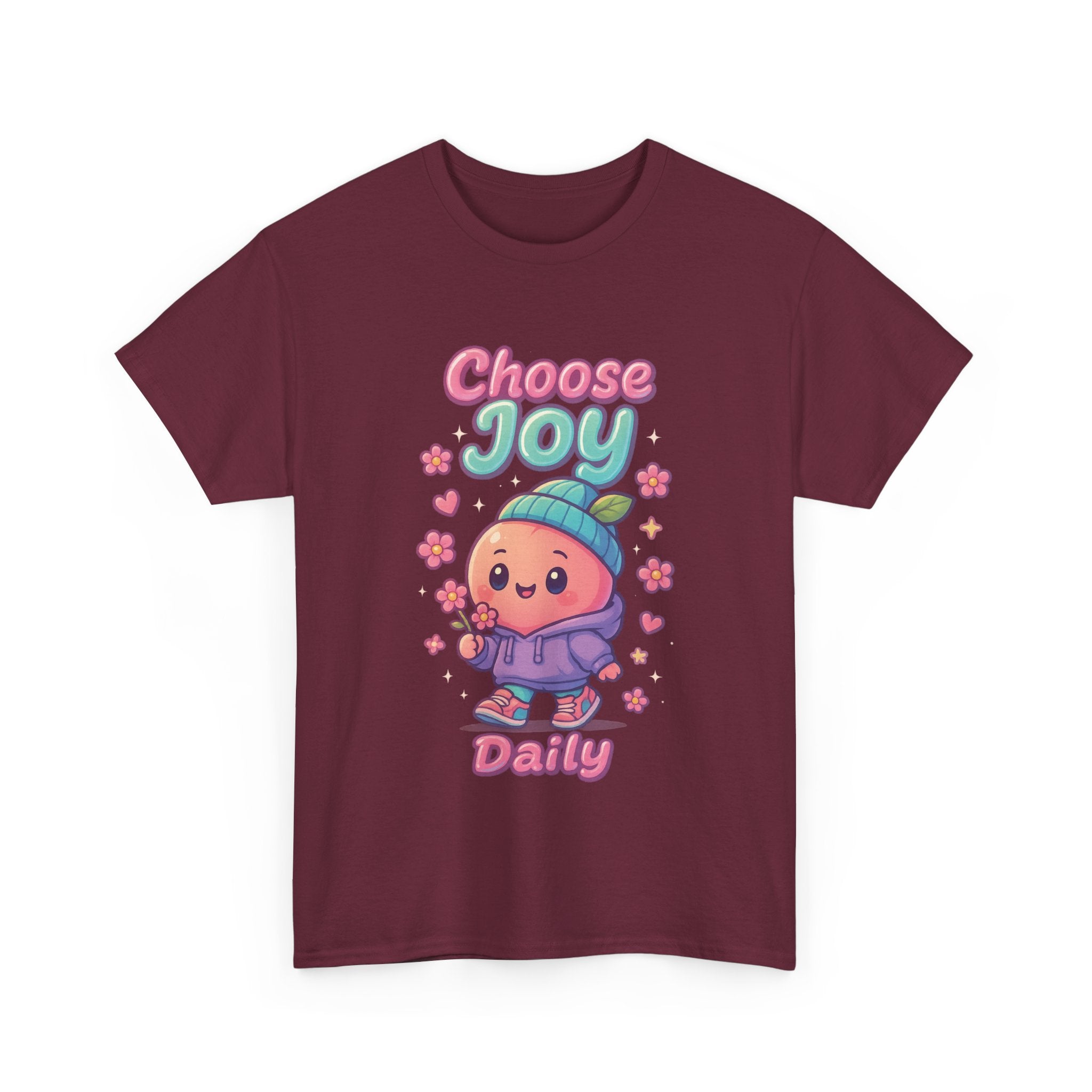 Cute 'Choose Joy Daily' Unisex Tee, Happy Shirt, Gift for Friends, Positive Vibes, Everyday Wear, Cheerful Apparel