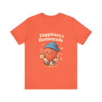 Happiness is Homemade Tee, Cute Graphic Tee, Unisex T-Shirt, Casual Wear, Gift for Food Lovers, Fall Fashion