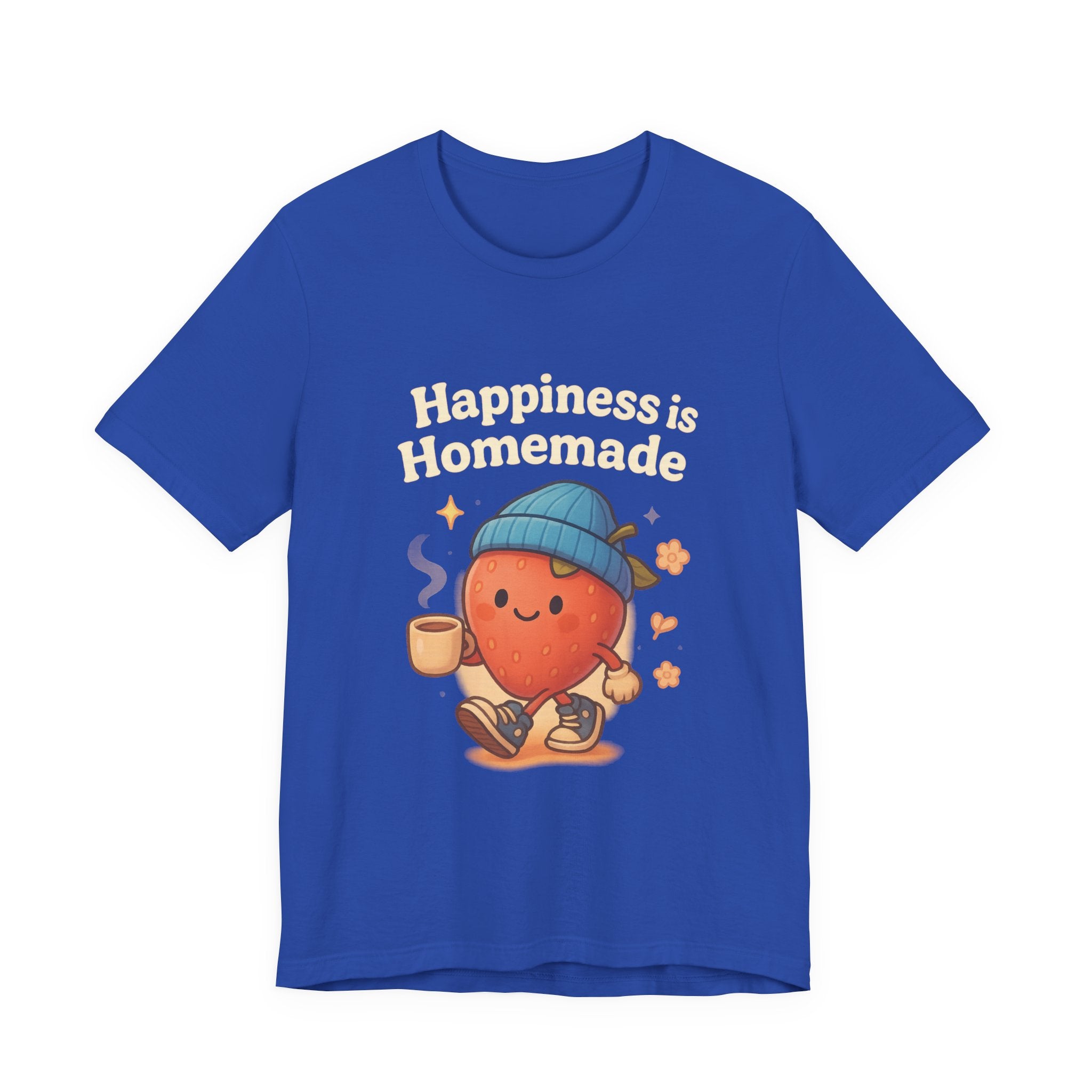 Happiness is Homemade Tee, Cute Graphic Tee, Unisex T-Shirt, Casual Wear, Gift for Food Lovers, Fall Fashion