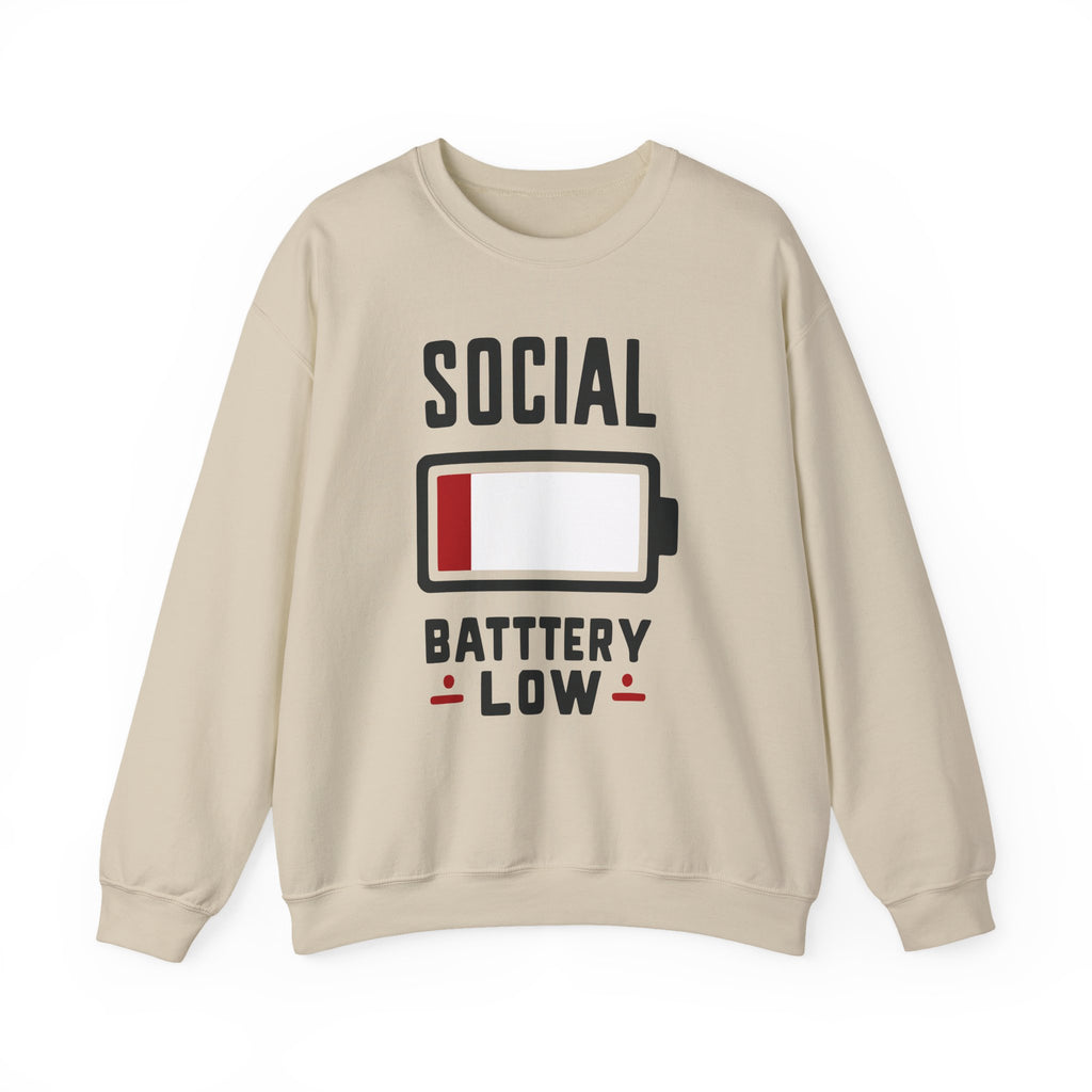Social Battery Low Sweatshirt