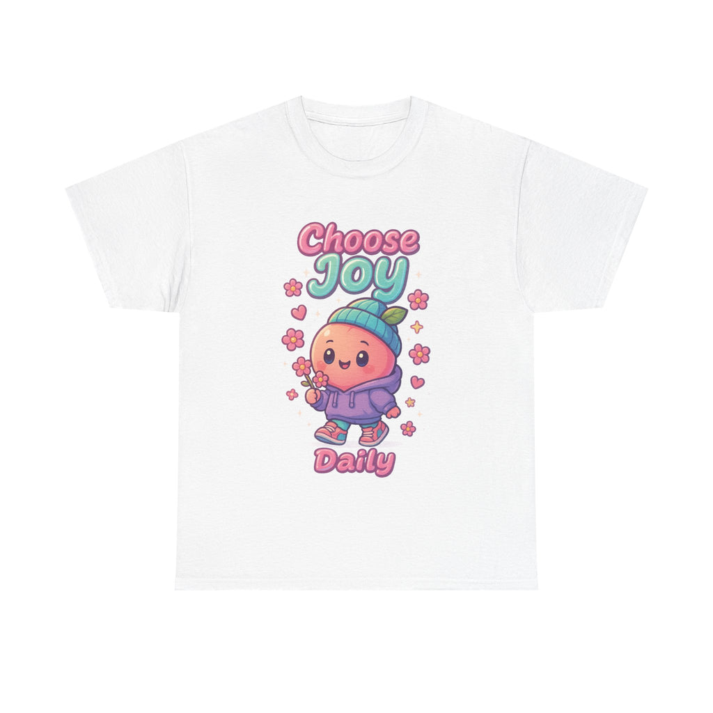 Cute 'Choose Joy Daily' Unisex Tee, Happy Shirt, Gift for Friends, Positive Vibes, Everyday Wear, Cheerful Apparel