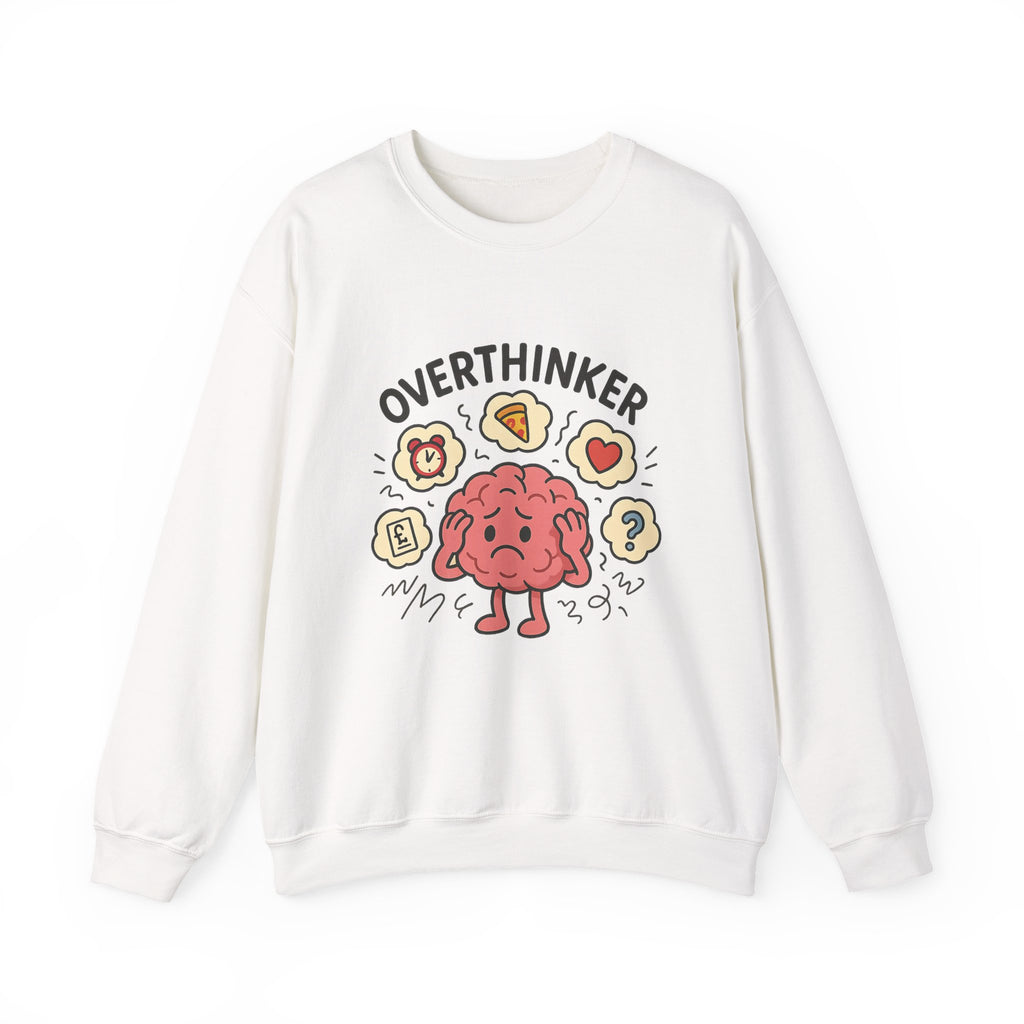 Overthinker Crewneck Sweatshirt - Comfort & Humor