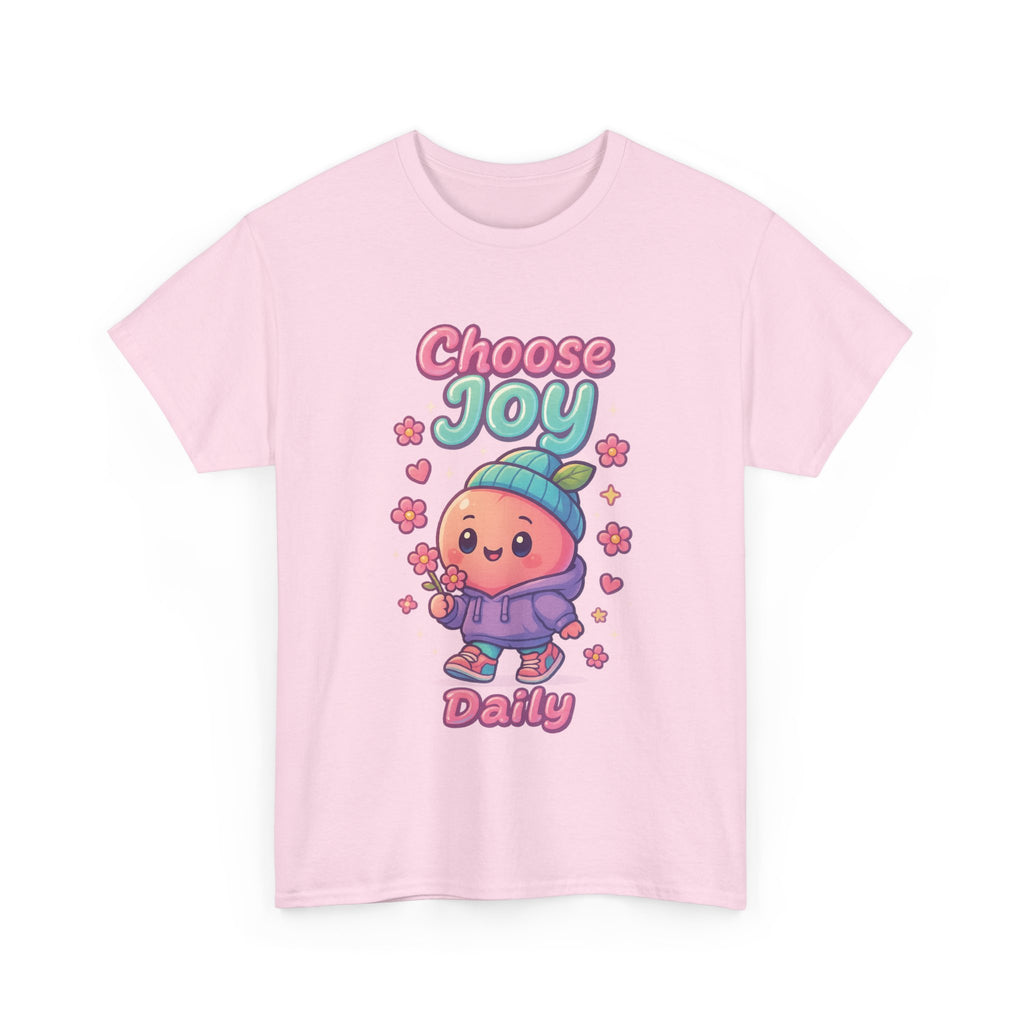 Cute 'Choose Joy Daily' Unisex Tee, Happy Shirt, Gift for Friends, Positive Vibes, Everyday Wear, Cheerful Apparel