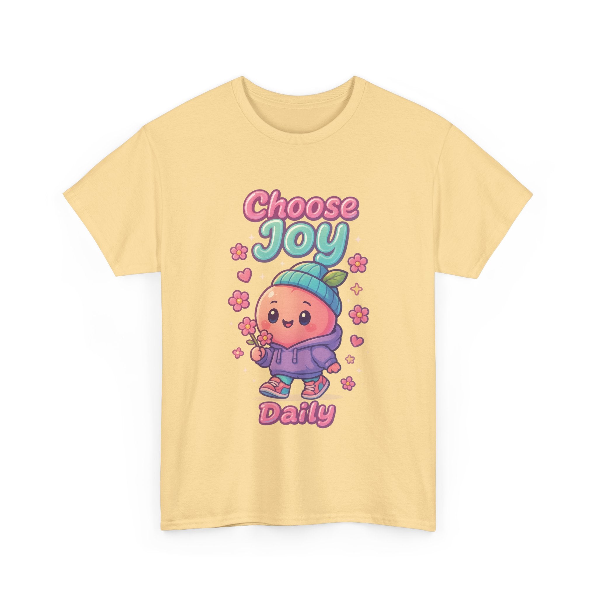 Cute 'Choose Joy Daily' Unisex Tee, Happy Shirt, Gift for Friends, Positive Vibes, Everyday Wear, Cheerful Apparel