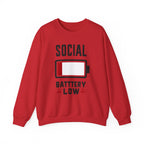 Social Battery Low Sweatshirt
