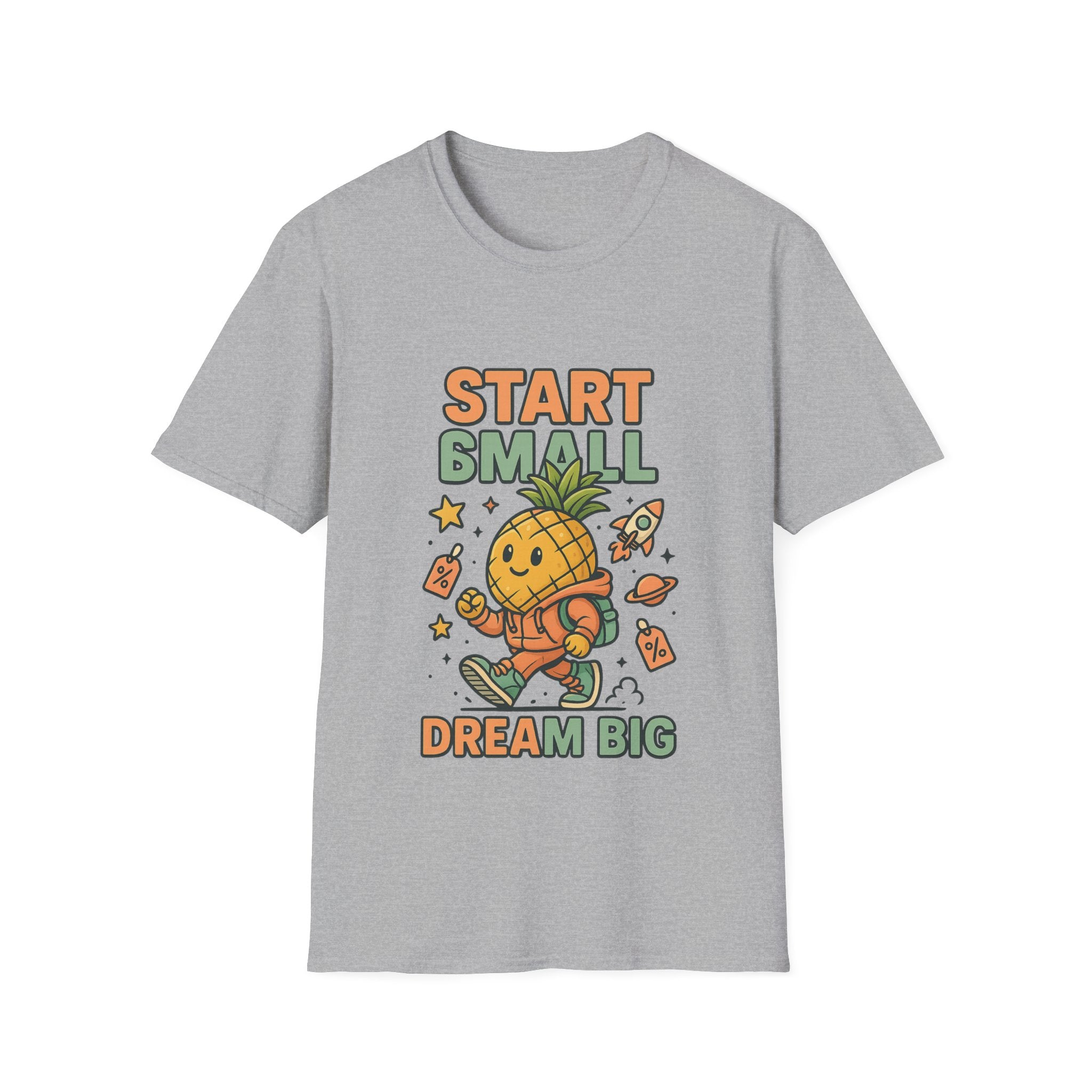 Cute Pineapple Motivational Unisex T-Shirt, Fun Graphic Tee, Inspirational Shirt, Gift for Dreamers, Casual Wear
