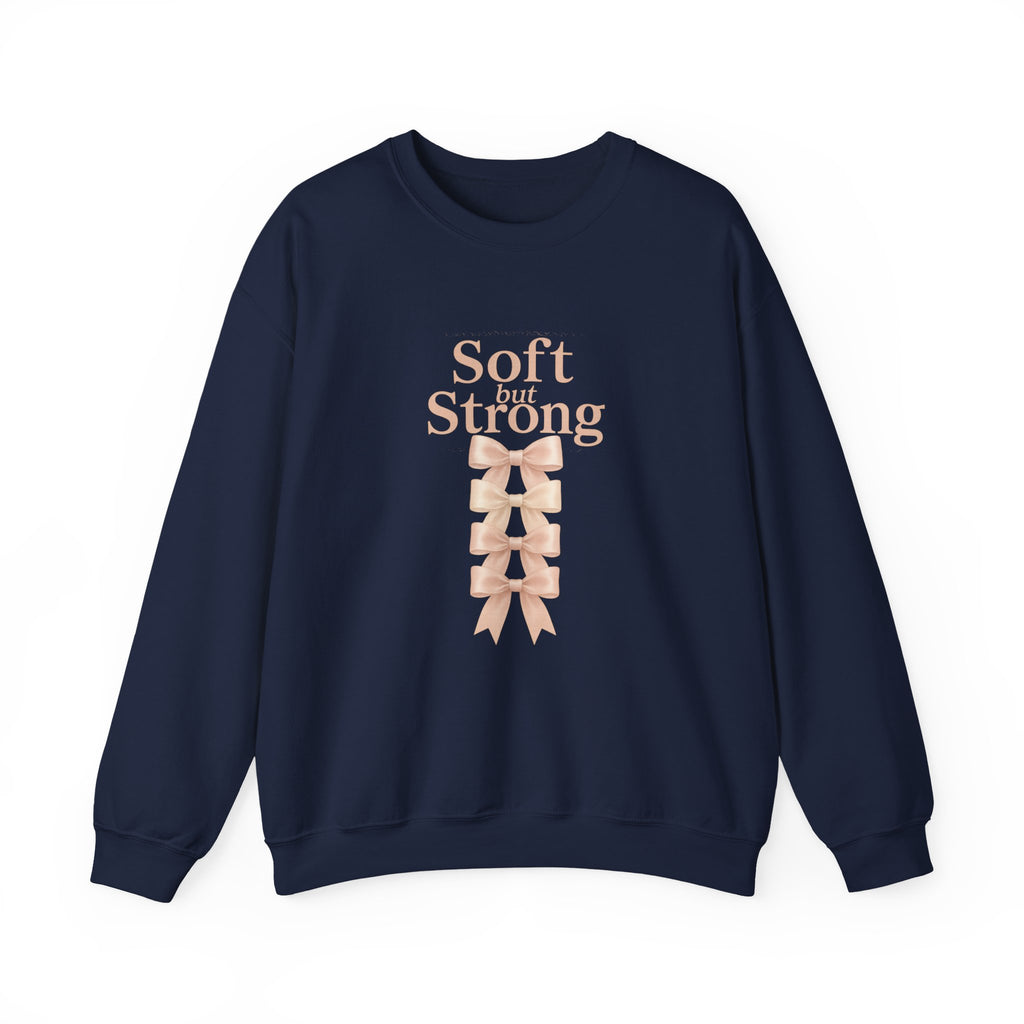 Soft but Strong Unisex Crewneck Sweatshirt - Empowerment, Inspirational