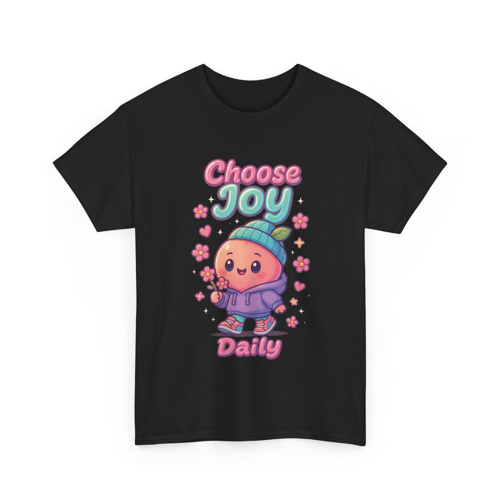 Cute 'Choose Joy Daily' Unisex Tee, Happy Shirt, Gift for Friends, Positive Vibes, Everyday Wear, Cheerful Apparel