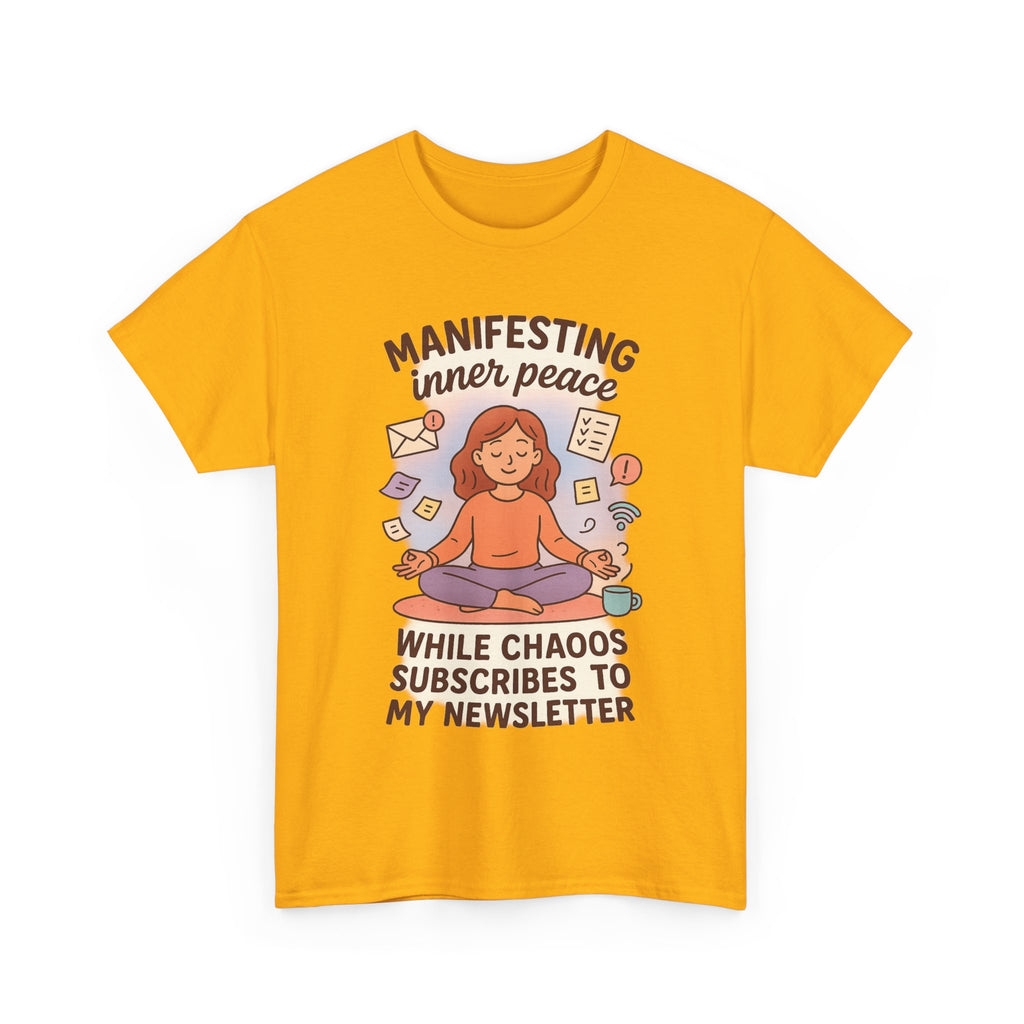 Manifesting Inner Peace Unisex Heavy Cotton Tshirt