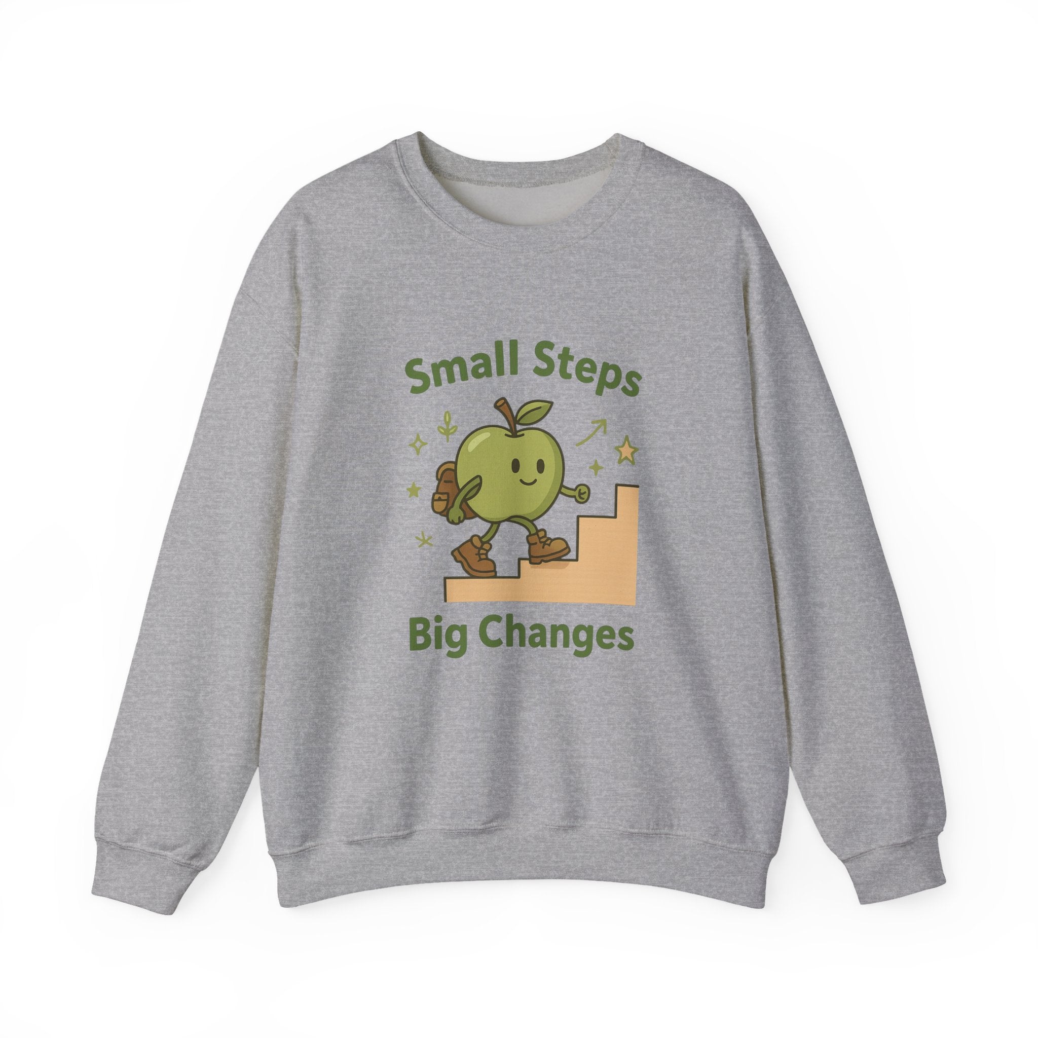 Motivational Crewneck Sweatshirt - Small Steps Big Changes, Cozy Layer, Gift for Adults and Kids, Inspirational Sweatshirt, Perfect [...]