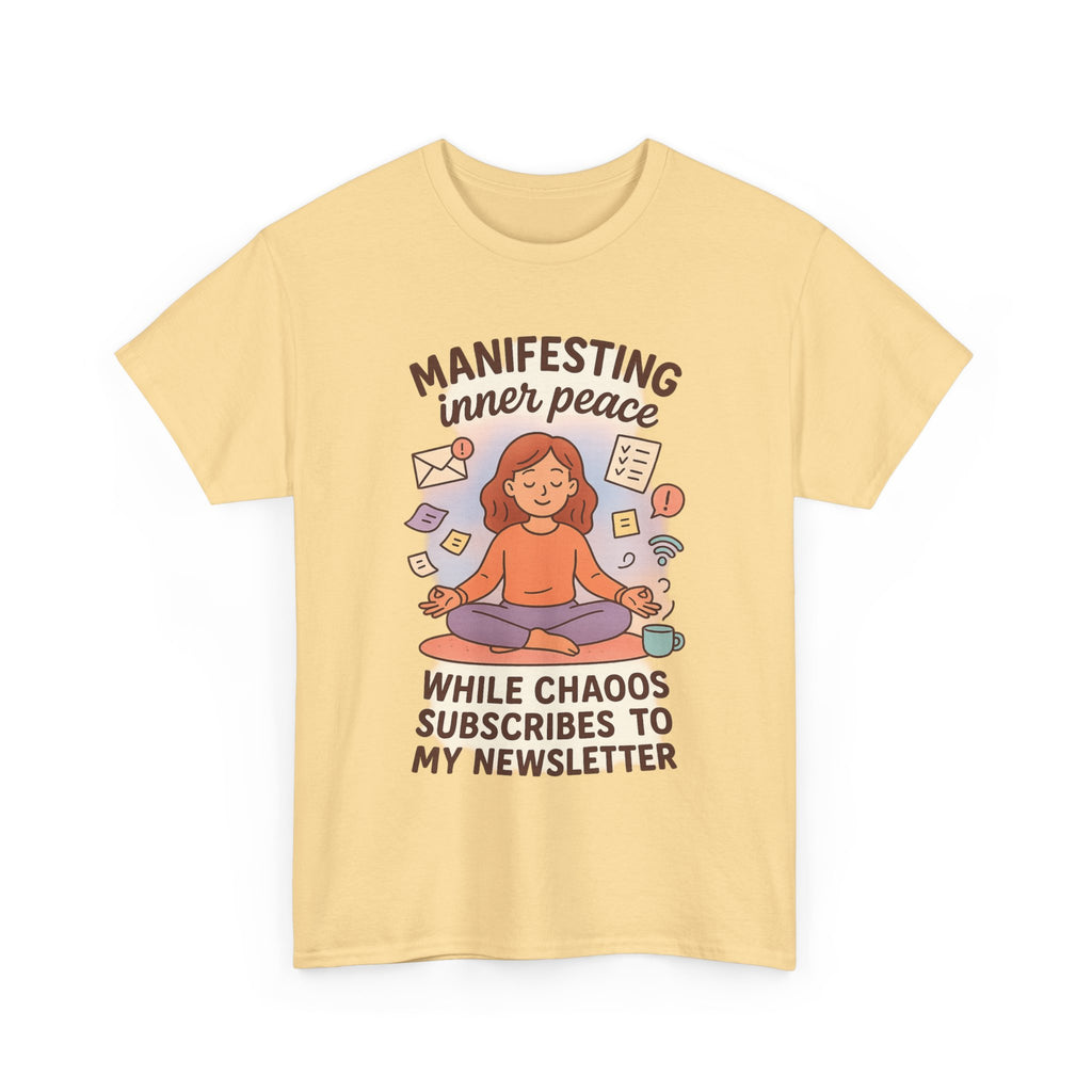 Manifesting Inner Peace Unisex Heavy Cotton Tshirt