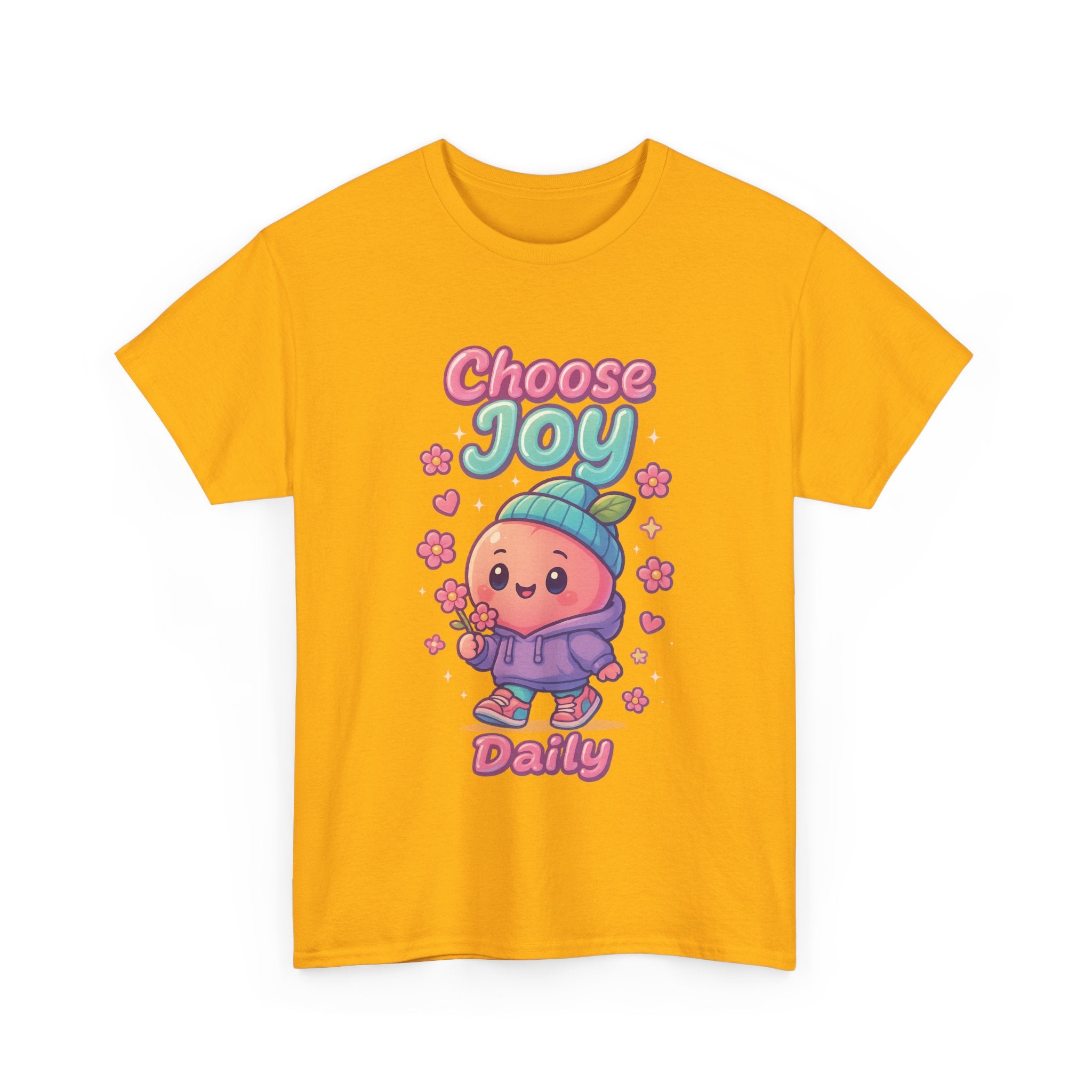 Cute 'Choose Joy Daily' Unisex Tee, Happy Shirt, Gift for Friends, Positive Vibes, Everyday Wear, Cheerful Apparel