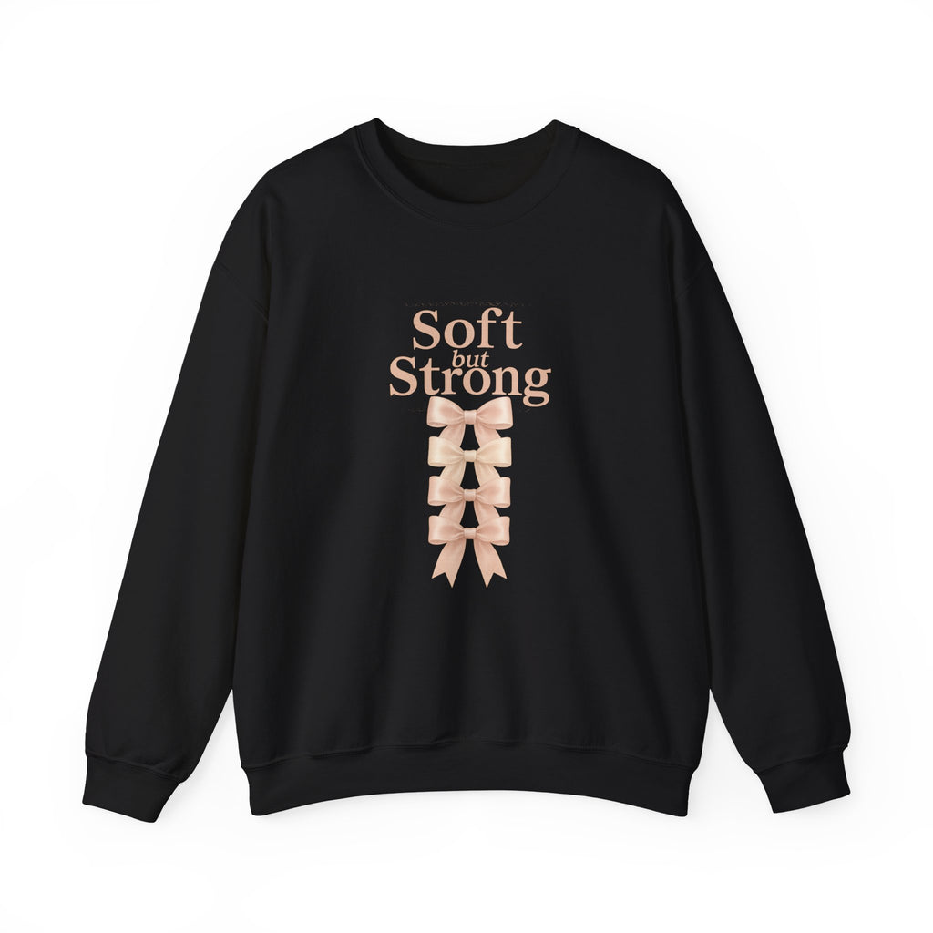 Soft but Strong Unisex Crewneck Sweatshirt - Empowerment, Inspirational
