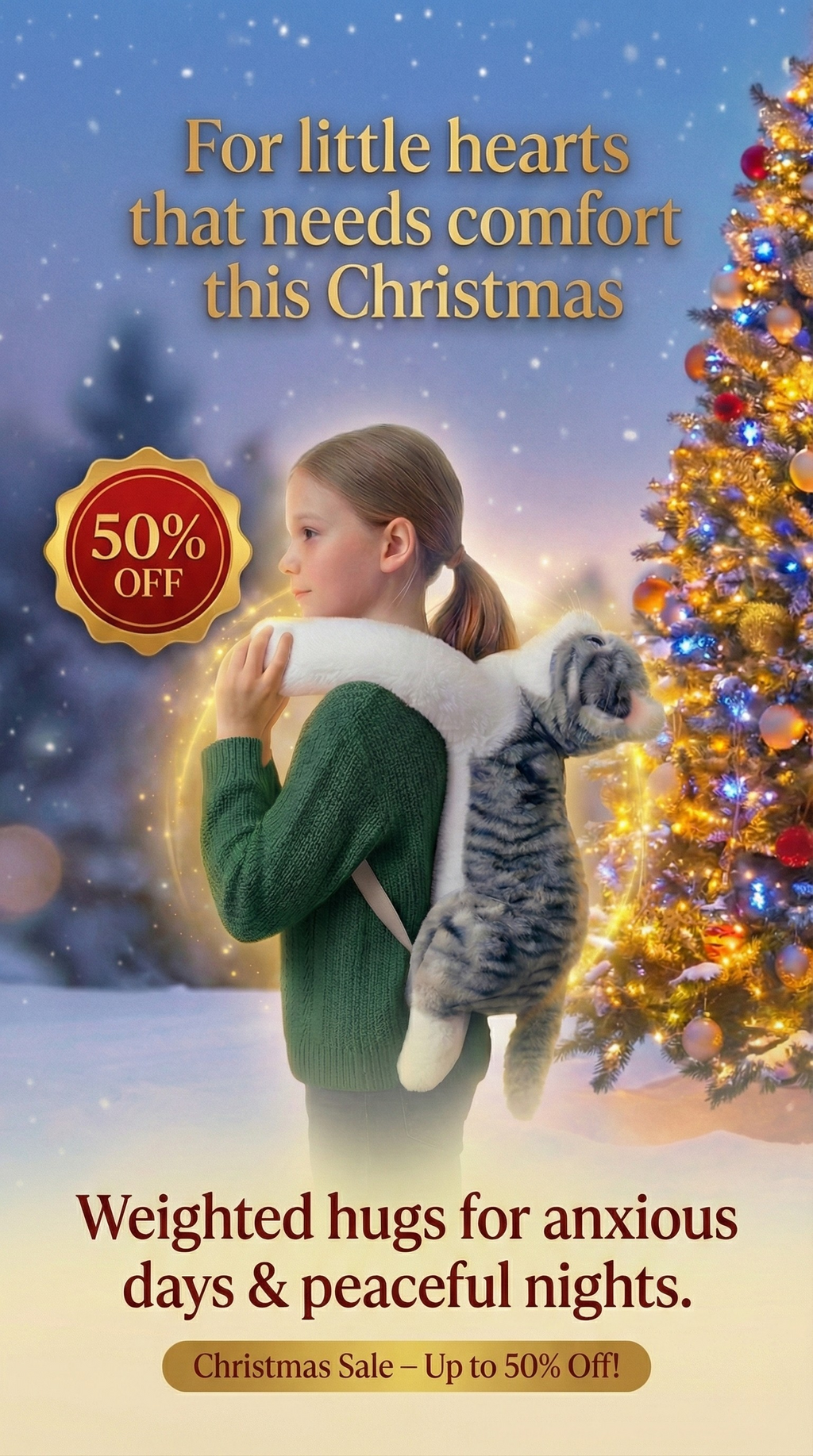 Lana the Weighted Cat Plush