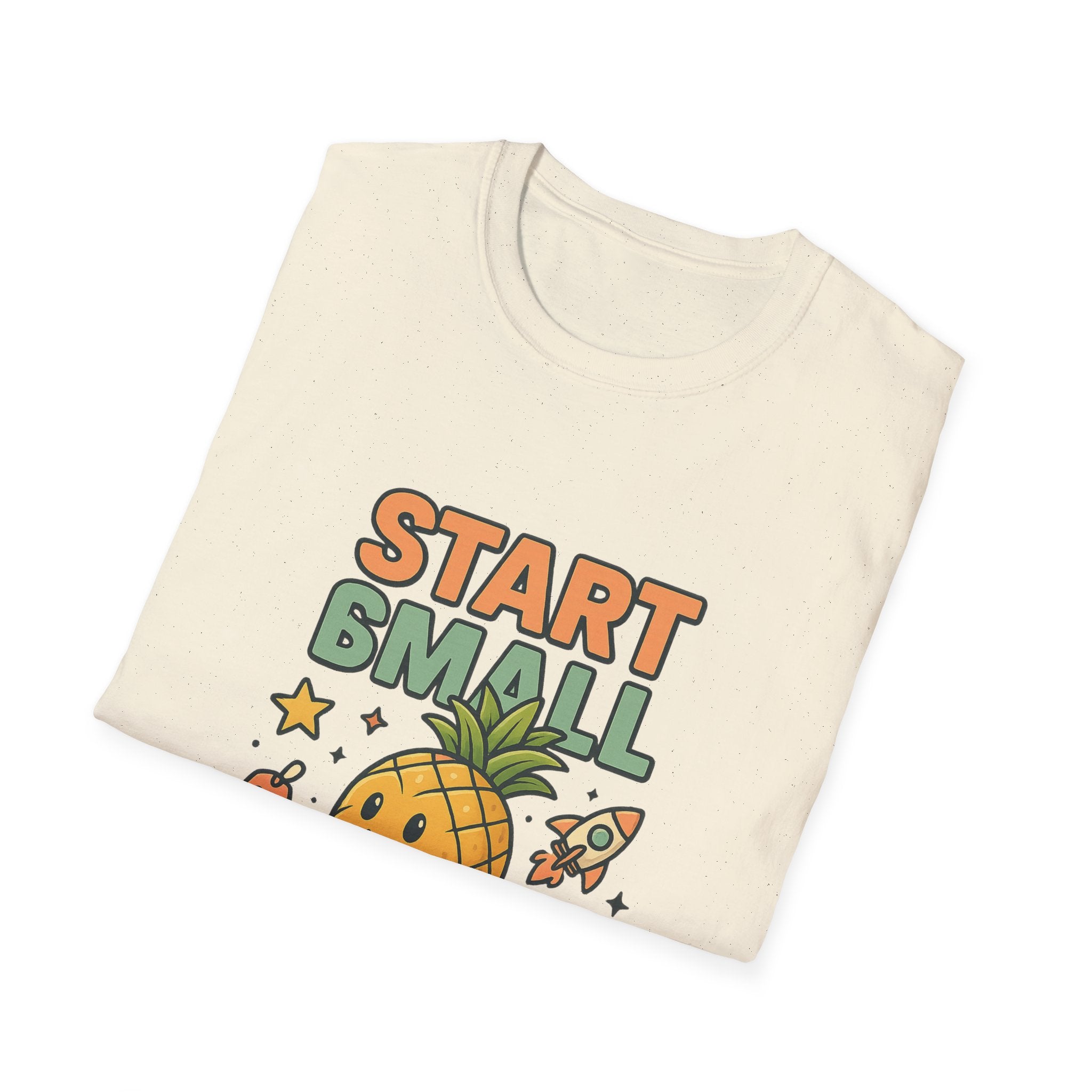 Cute Pineapple Motivational Unisex T-Shirt, Fun Graphic Tee, Inspirational Shirt, Gift for Dreamers, Casual Wear