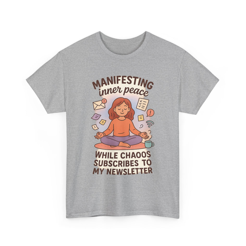 Manifesting Inner Peace Unisex Heavy Cotton Tshirt