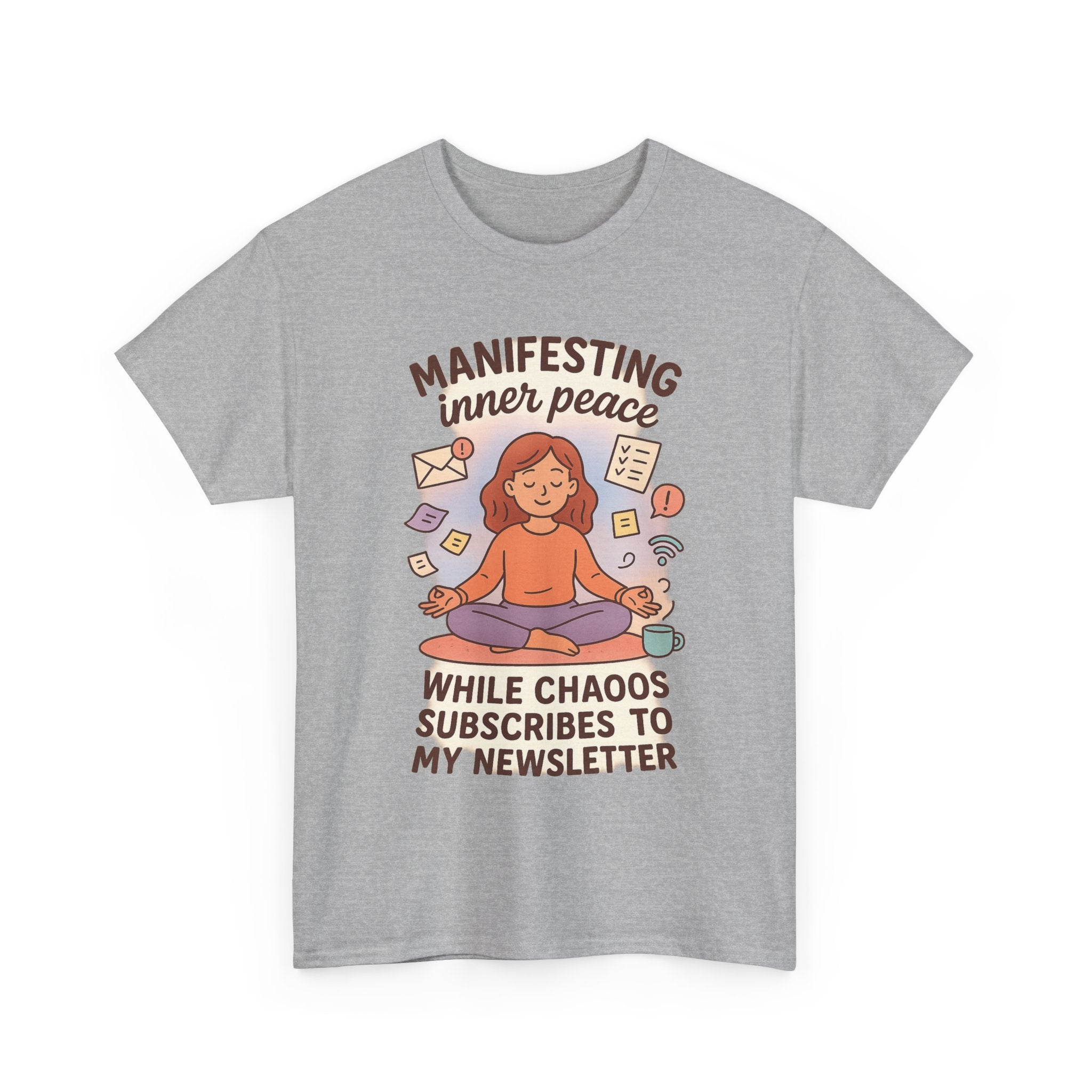Manifesting Inner Peace Unisex Heavy Cotton Tshirt