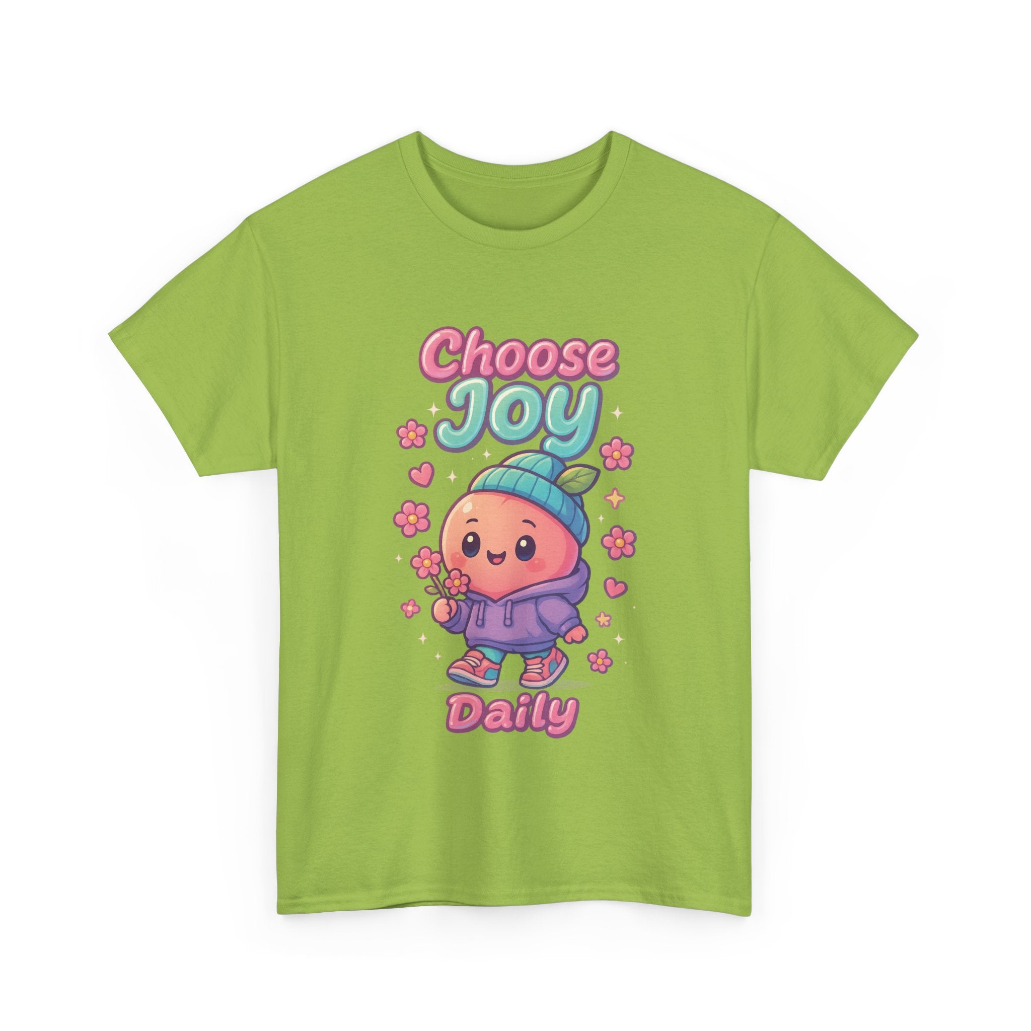 Cute 'Choose Joy Daily' Unisex Tee, Happy Shirt, Gift for Friends, Positive Vibes, Everyday Wear, Cheerful Apparel