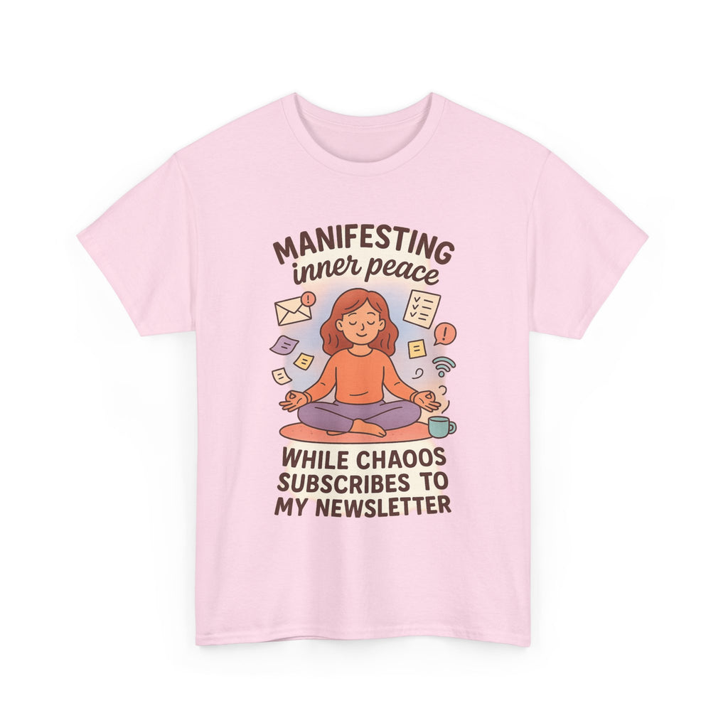 Manifesting Inner Peace Unisex Heavy Cotton Tshirt