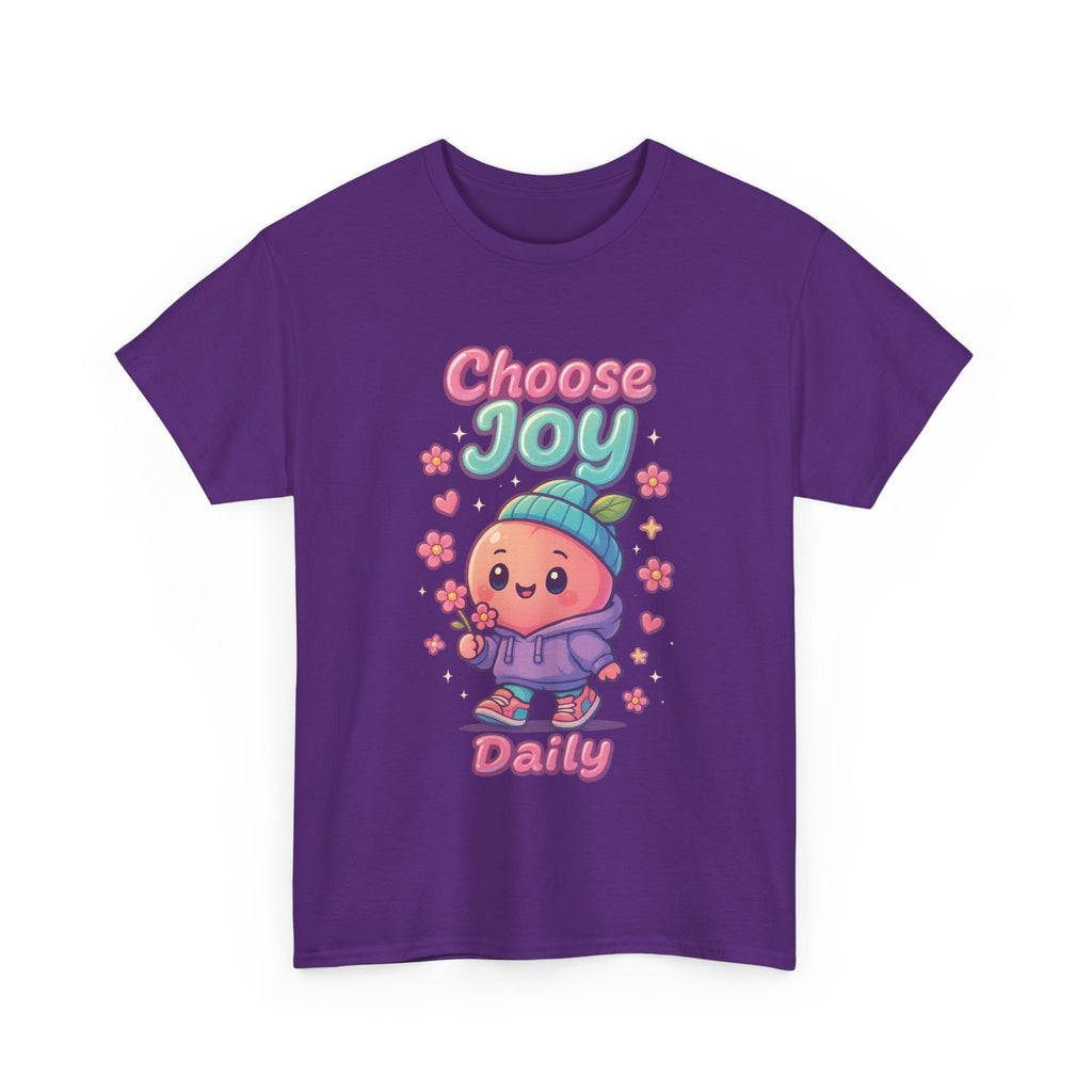 Cute 'Choose Joy Daily' Unisex Tee, Happy Shirt, Gift for Friends, Positive Vibes, Everyday Wear, Cheerful Apparel