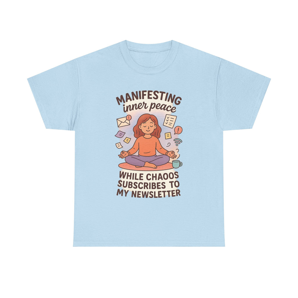 Manifesting Inner Peace Unisex Heavy Cotton Tshirt