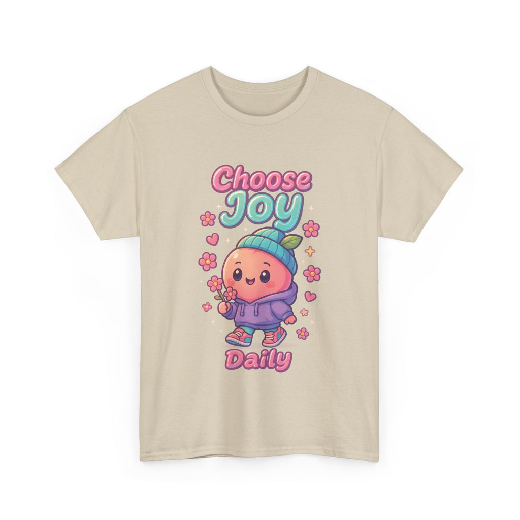 Cute 'Choose Joy Daily' Unisex Tee, Happy Shirt, Gift for Friends, Positive Vibes, Everyday Wear, Cheerful Apparel