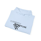 Currently Offline Unisex Heavy Blend Hoodie, Cozy Sweatshirt Gift, Casual Loungewear, Relaxed Fashion, Streetwear, Relaxation Apparel