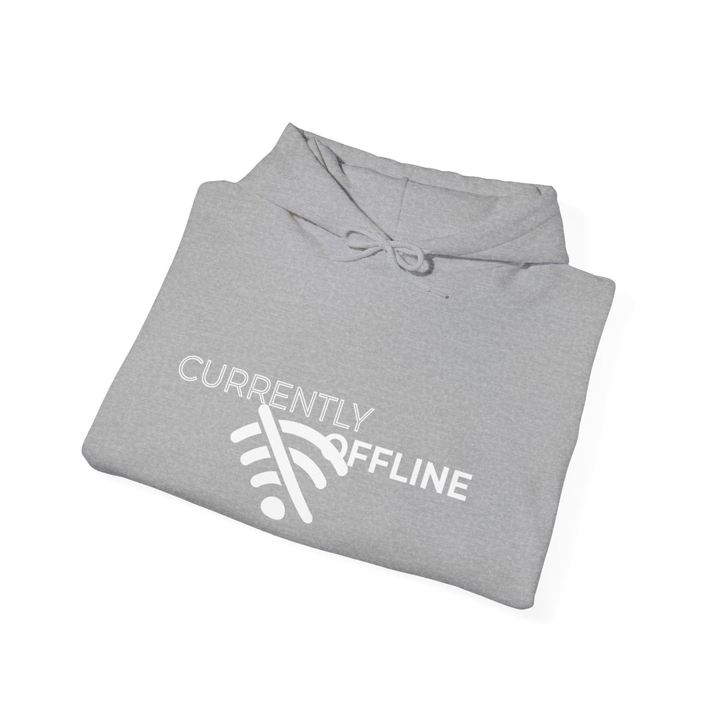 Currently Offline Unisex Heavy Blend Hoodie, Cozy Sweatshirt Gift, Casual Loungewear, Relaxed Fashion, Streetwear, Relaxation Apparel