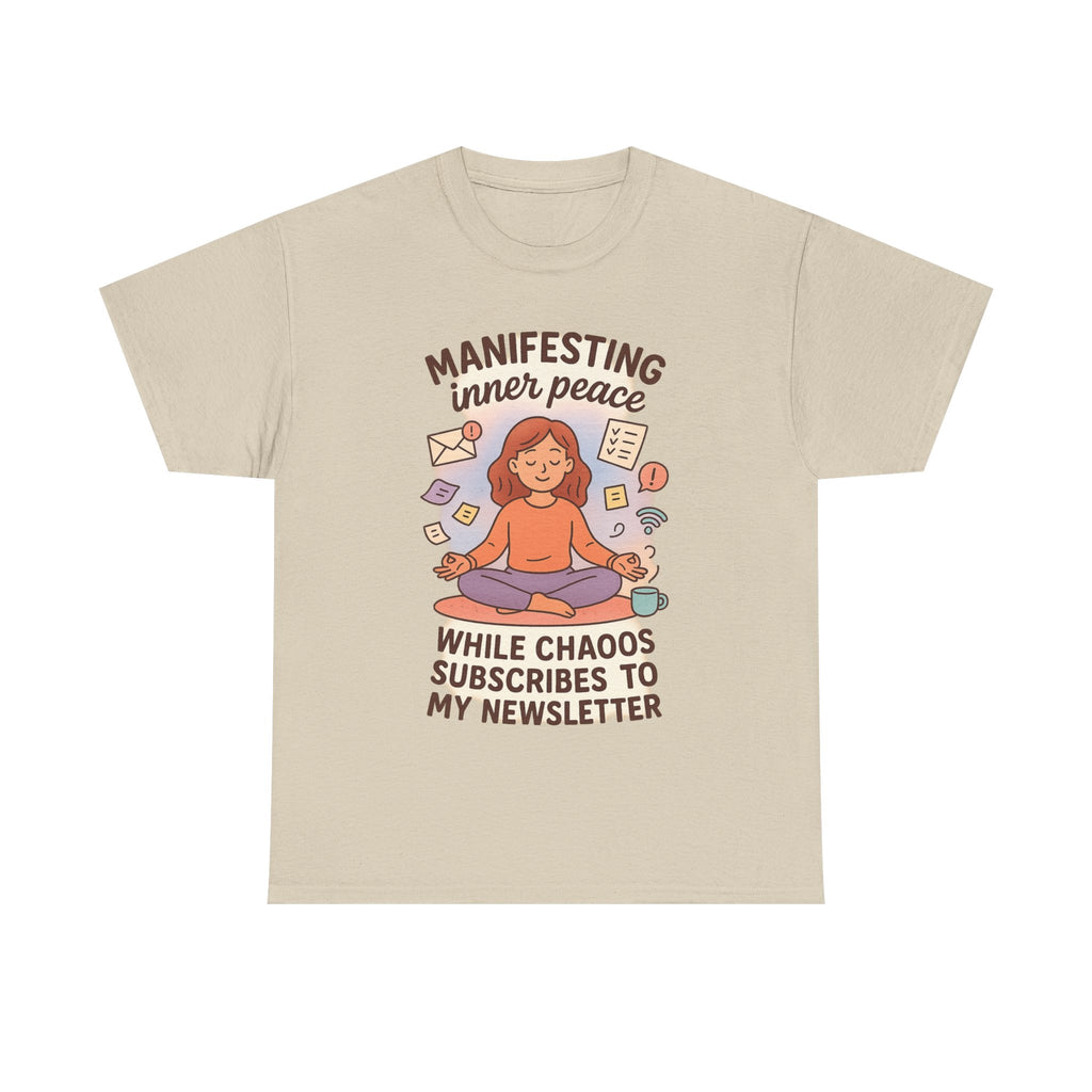 Manifesting Inner Peace Unisex Heavy Cotton Tshirt