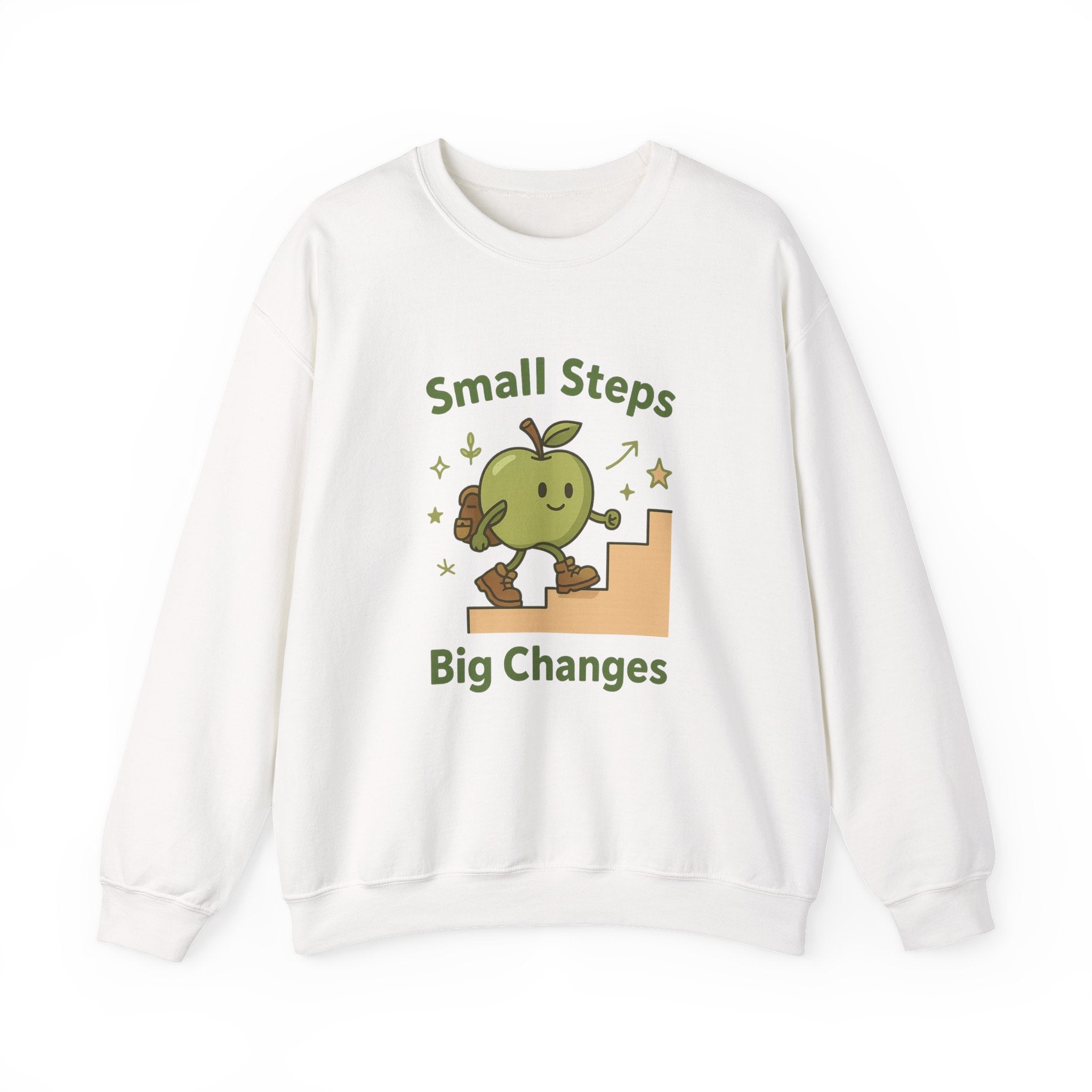 Motivational Crewneck Sweatshirt - Small Steps Big Changes, Cozy Layer, Gift for Adults and Kids, Inspirational Sweatshirt, Perfect [...]