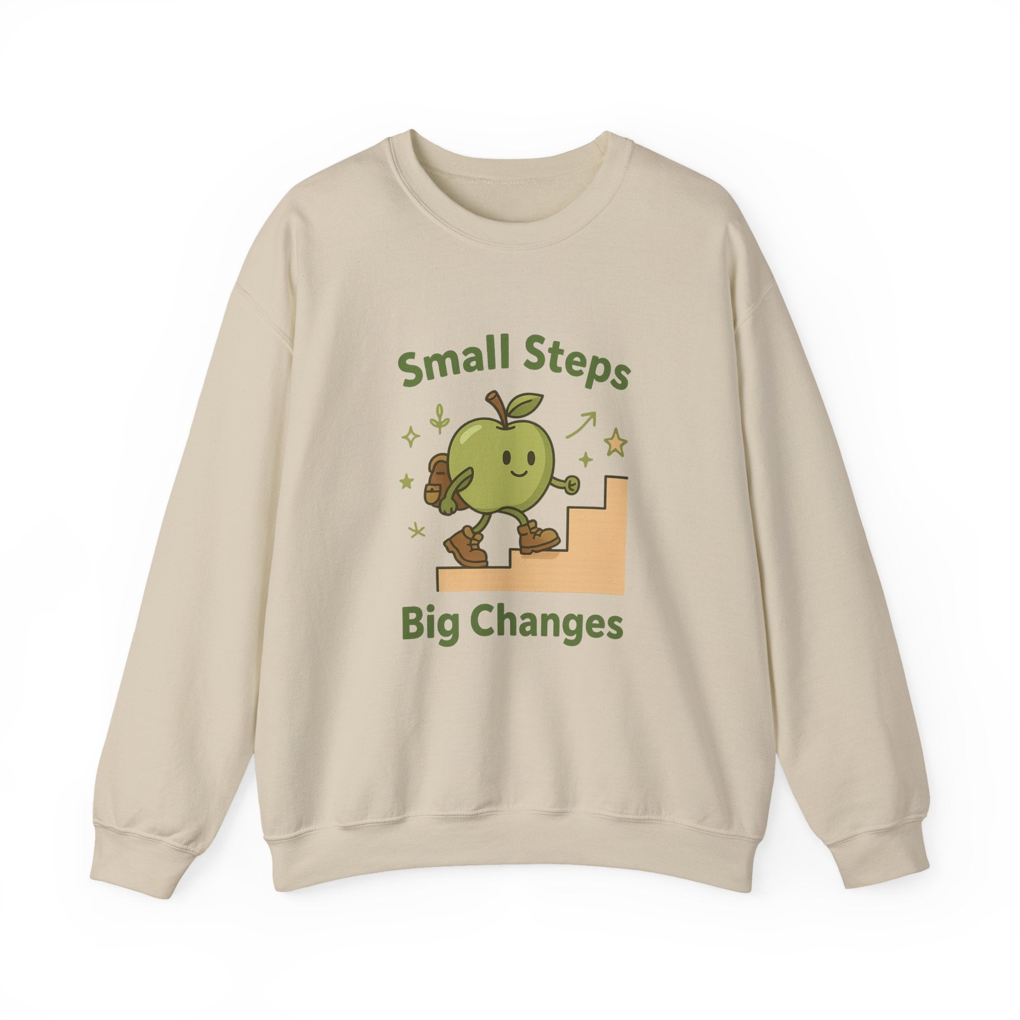 Motivational Crewneck Sweatshirt - Small Steps Big Changes, Cozy Layer, Gift for Adults and Kids, Inspirational Sweatshirt, Perfect [...]