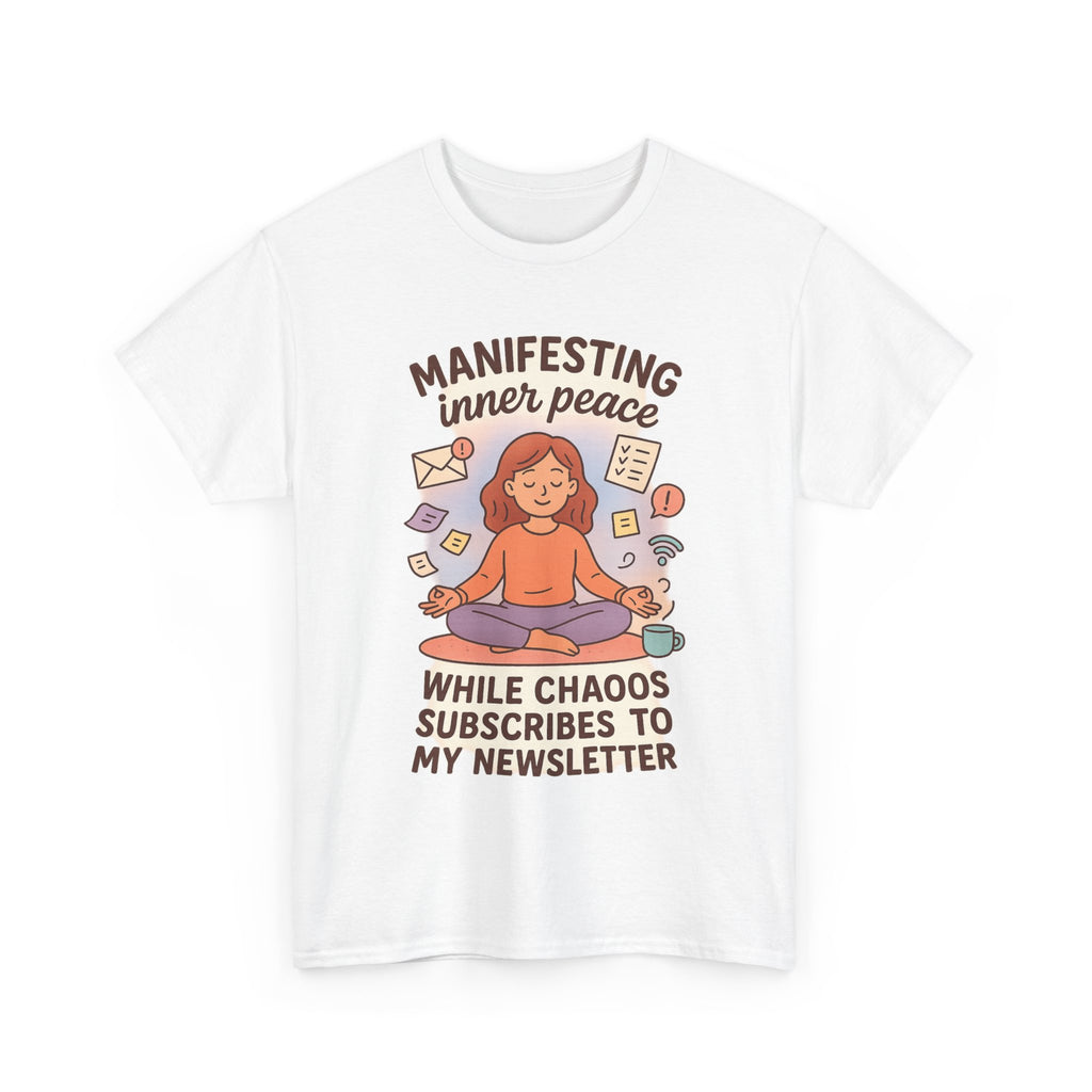 Manifesting Inner Peace Unisex Heavy Cotton Tshirt