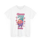 Cute 'Choose Joy Daily' Unisex Tee, Happy Shirt, Gift for Friends, Positive Vibes, Everyday Wear, Cheerful Apparel