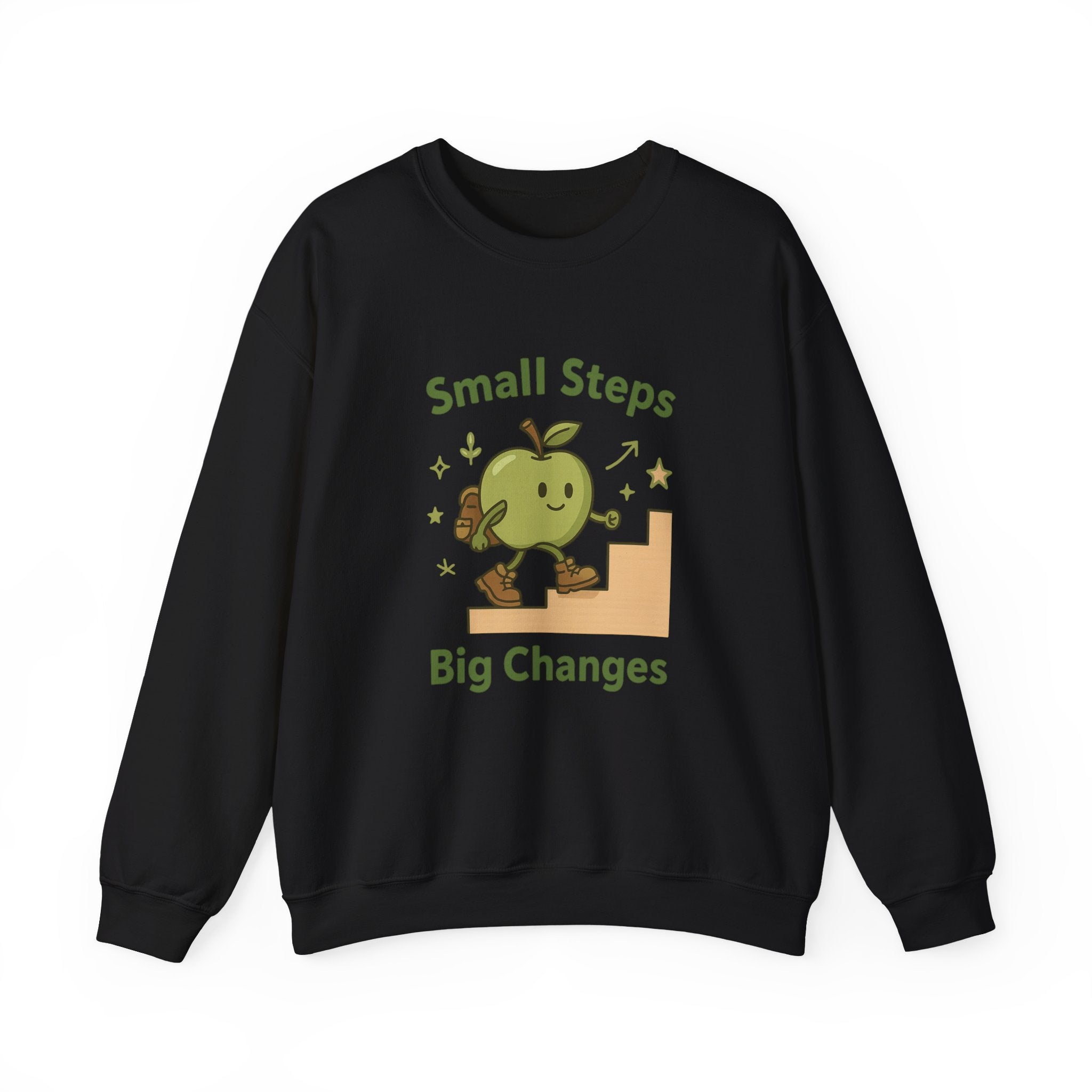 Motivational Crewneck Sweatshirt - Small Steps Big Changes, Cozy Layer, Gift for Adults and Kids, Inspirational Sweatshirt, Perfect [...]